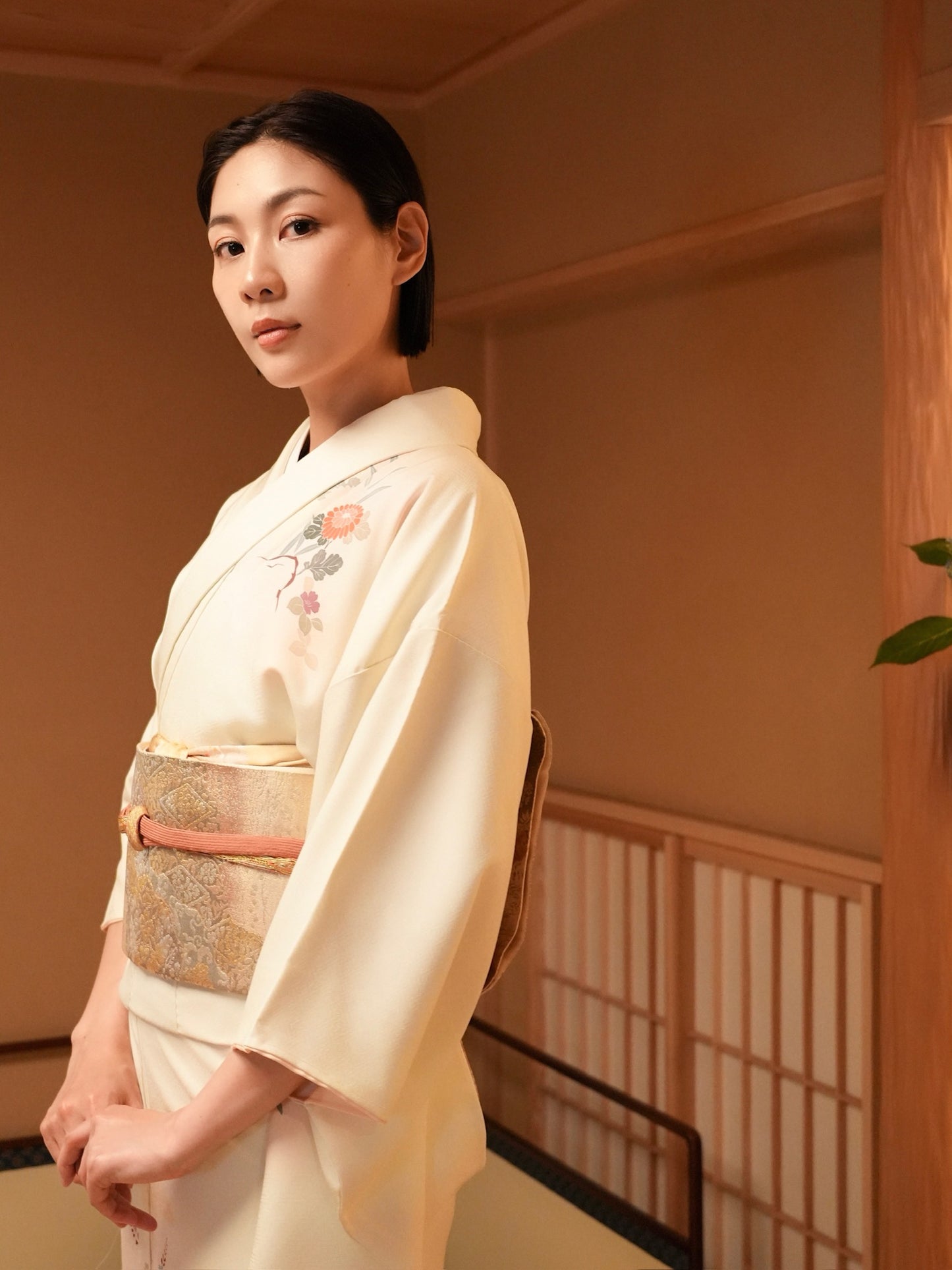 【はじめてのフルセット】未使用|友禅 訪問着(フォーマル)|身長155-174cm|セパレート着物| "Zaril"