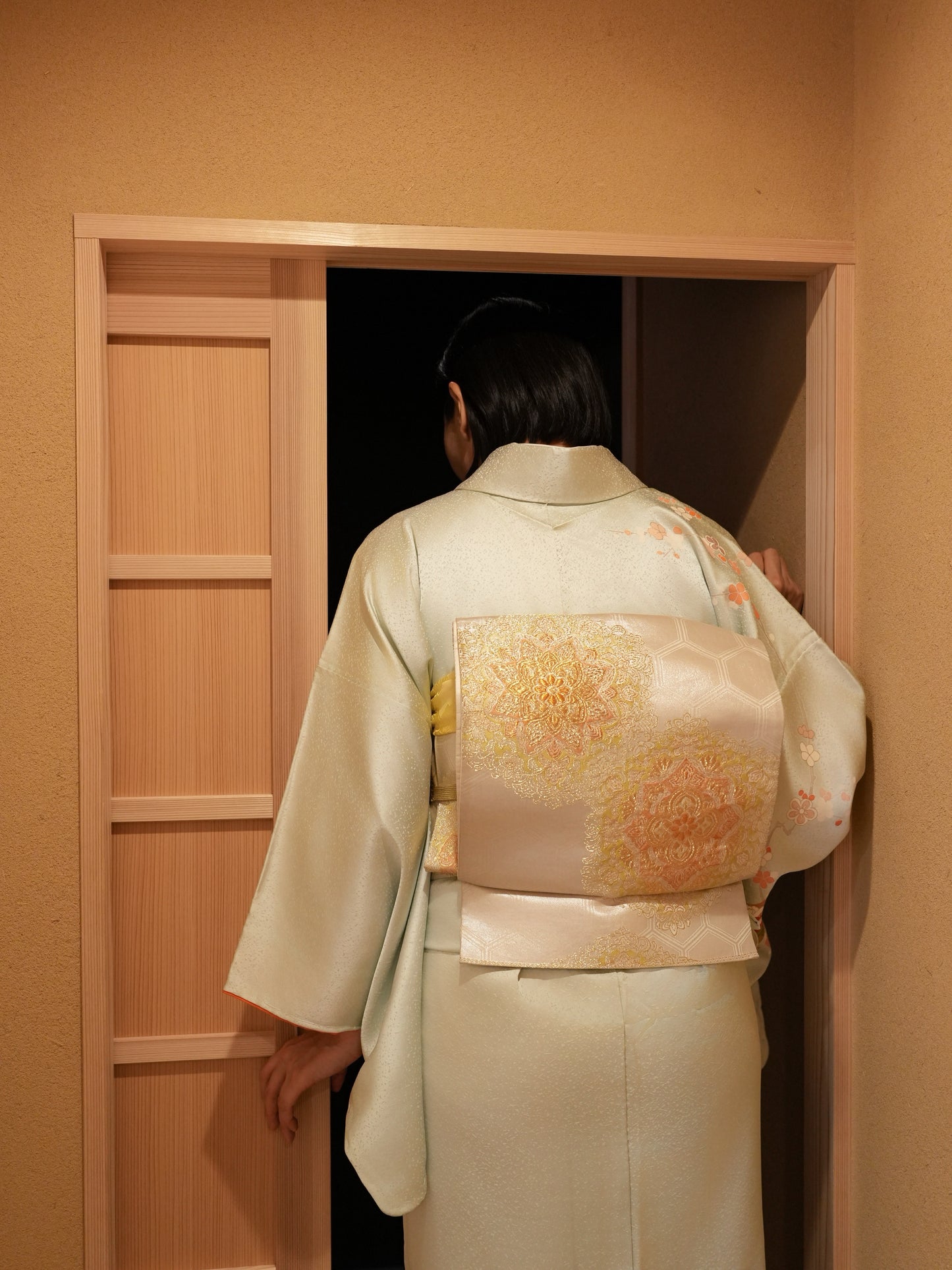【レンタル】友禅 訪問着 11点フルセット | 身長155-171cm | セパレート着物 | 送料無料 | "Ravon"