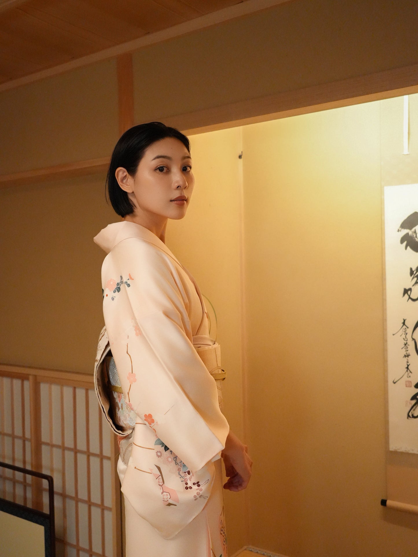 【レンタル】訪問着 11点フルセット | 身長155-172cm | セパレート着物 | 送料無料 | "Vilor"