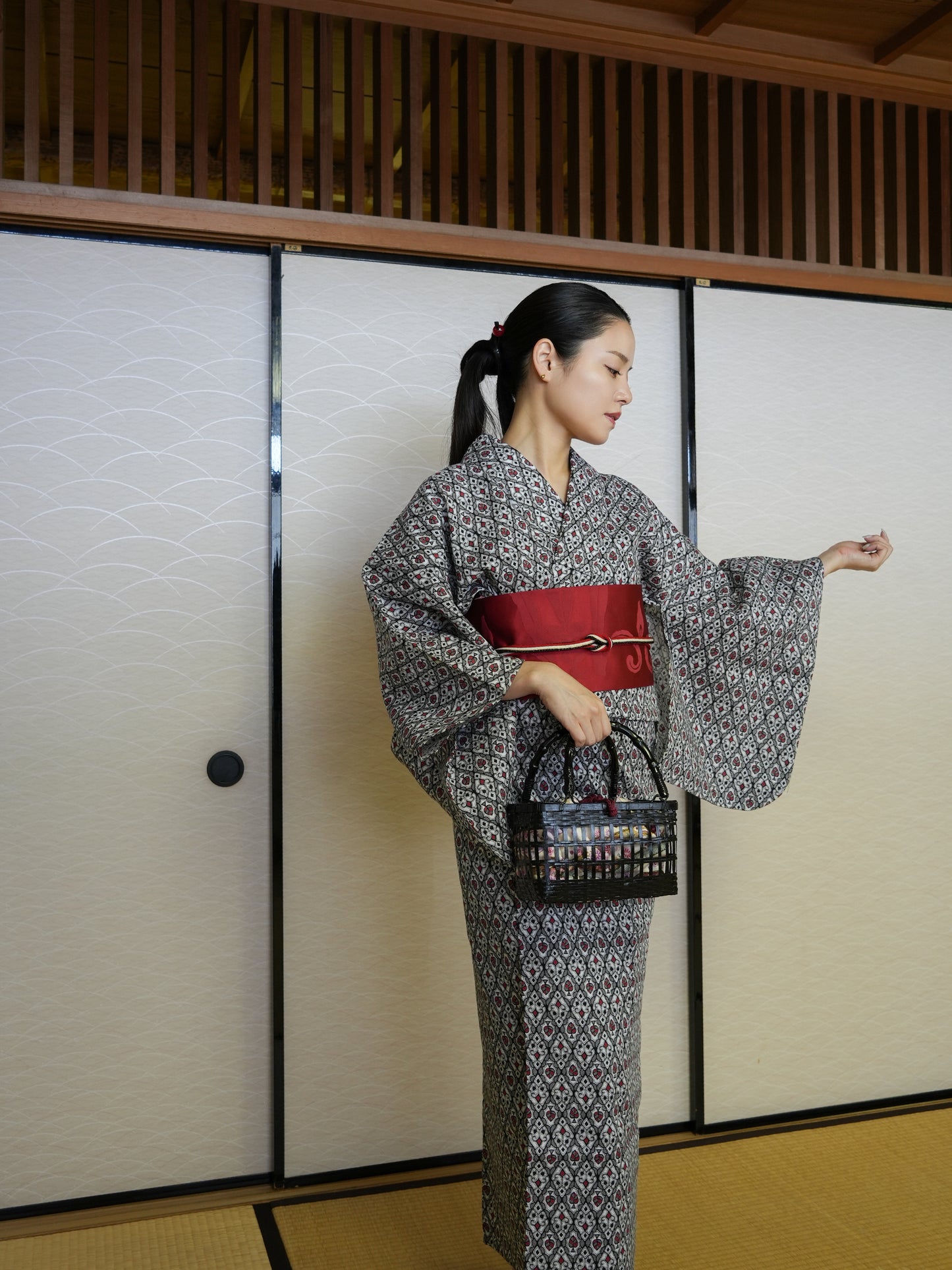 【3点セット】大人のセパレート浴衣|身長155-165cm| "Xirae"