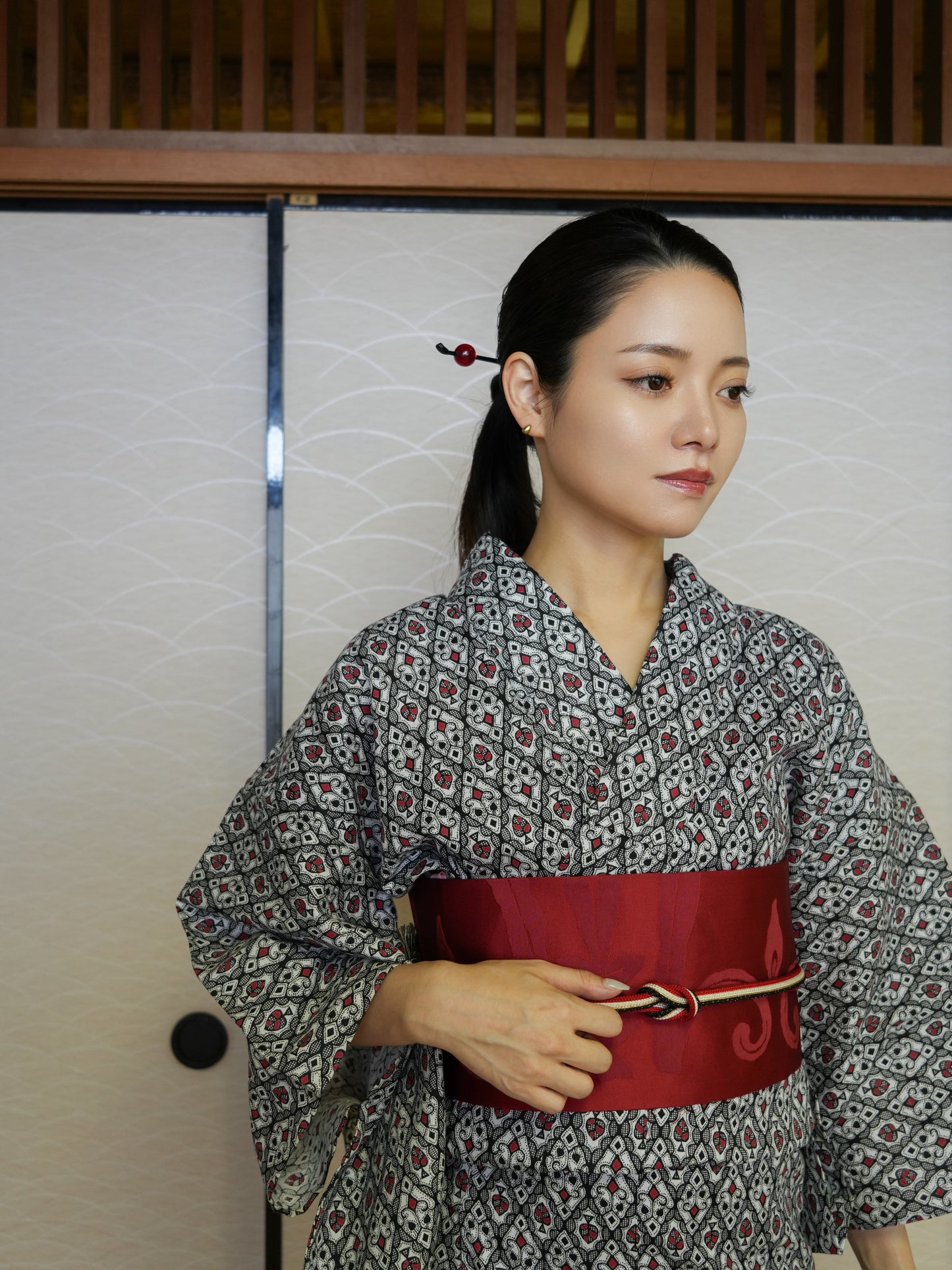 【3点セット】大人のセパレート浴衣|身長155-165cm| "Xirae"