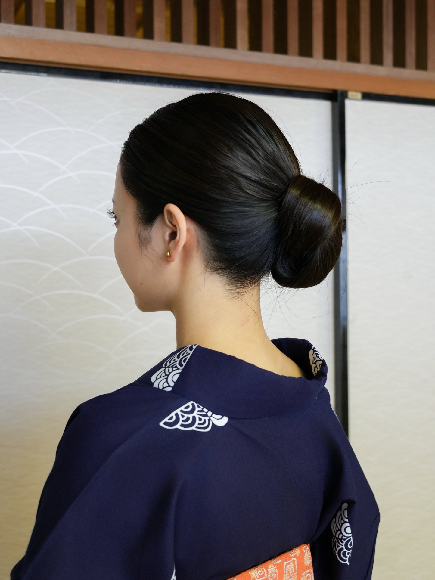 【3点セット】大人のセパレート浴衣|未使用|注染|手縫い|身長155-169cm| "Mikro"