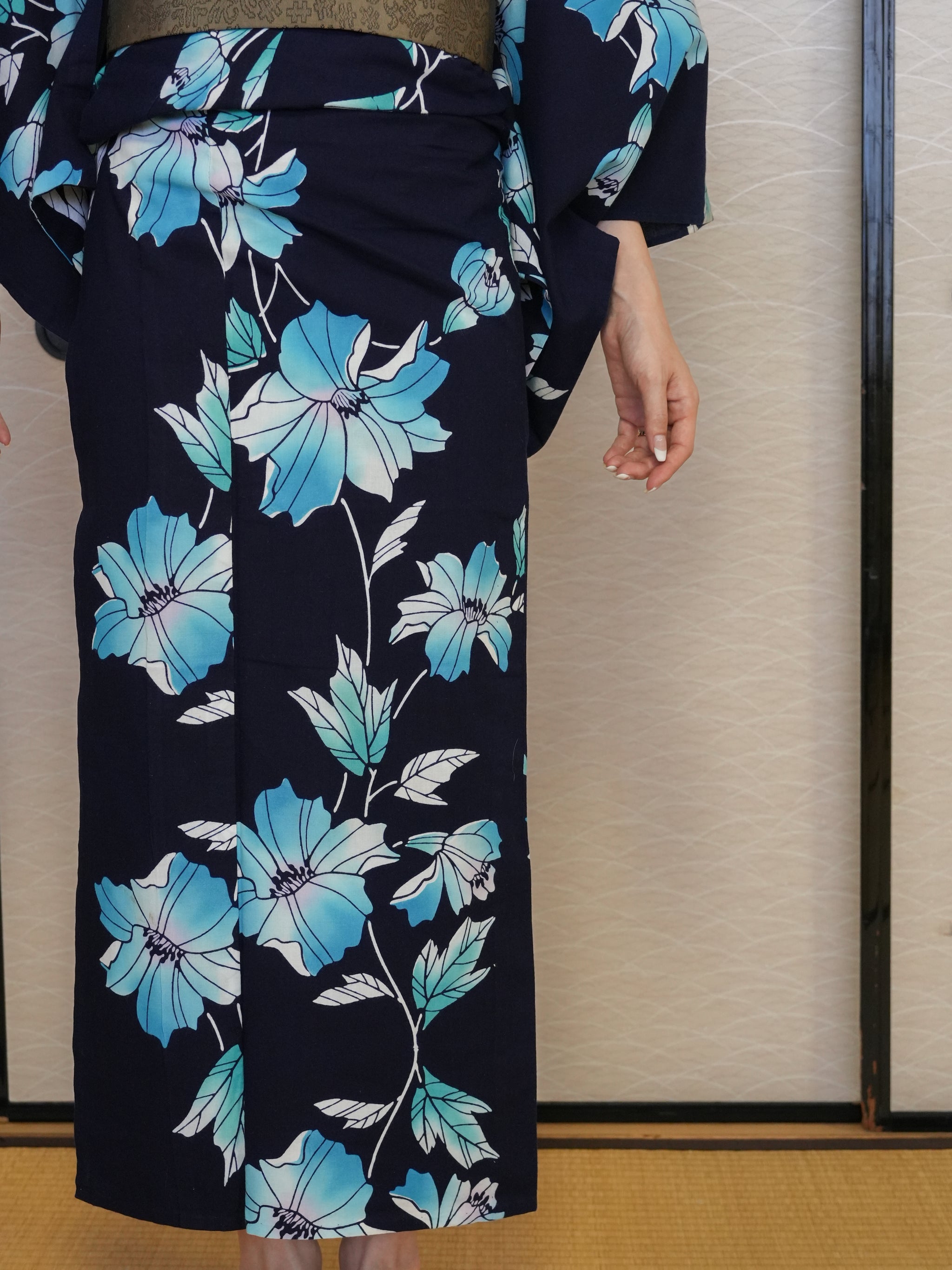 【３点セット】大人のセパレート浴衣｜注染｜手縫い｜身長155-164cm｜ 