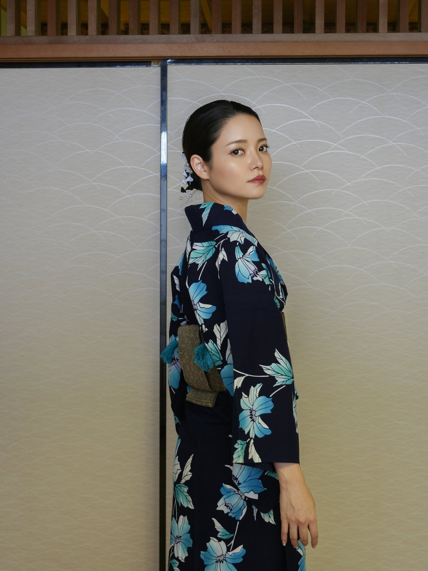 【３点セット】大人のセパレート浴衣｜注染｜手縫い｜身長155-164cm｜ "Xiora"