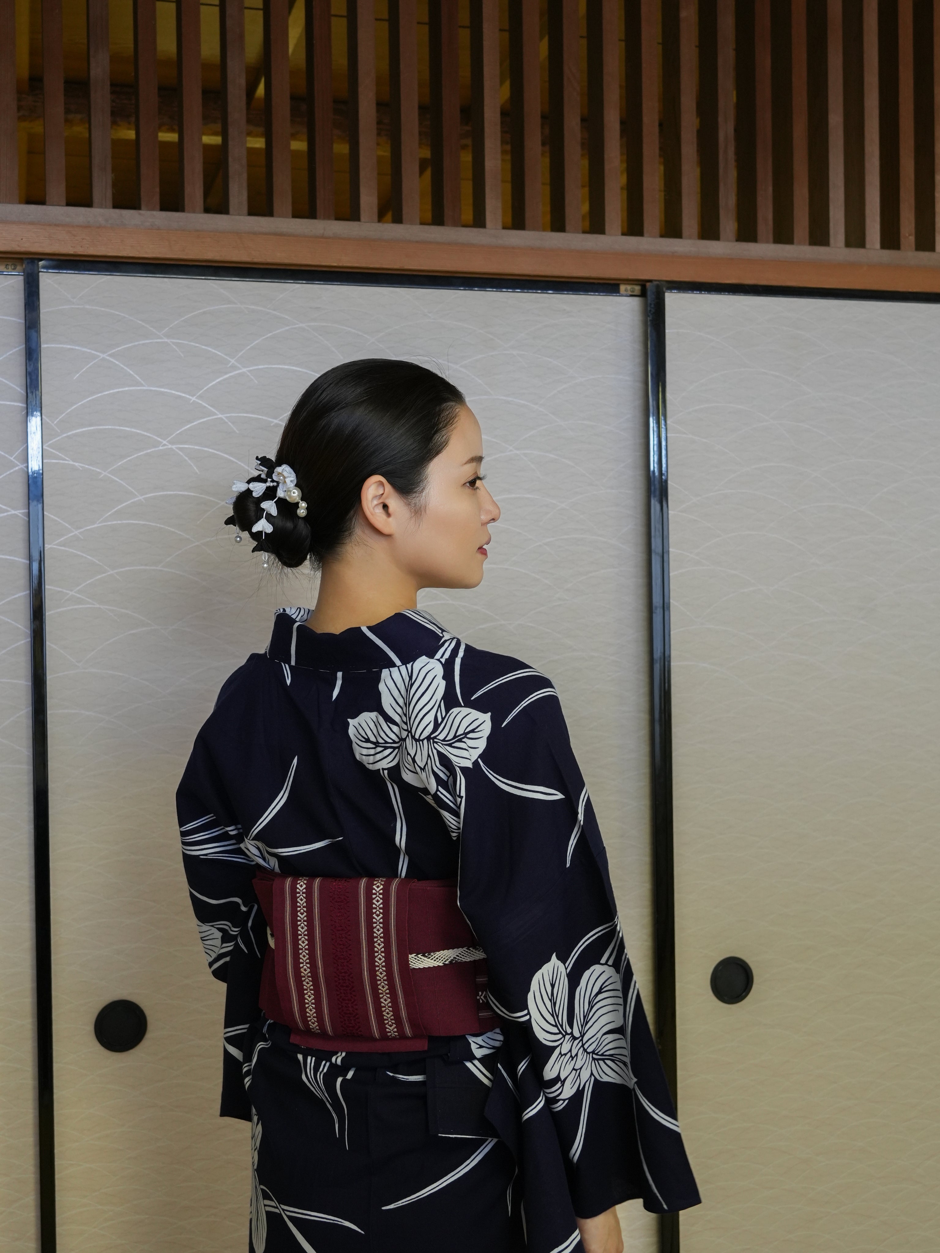 【３点セット】大人のセパレート浴衣｜注染｜手縫い｜身長155-165cm｜ 