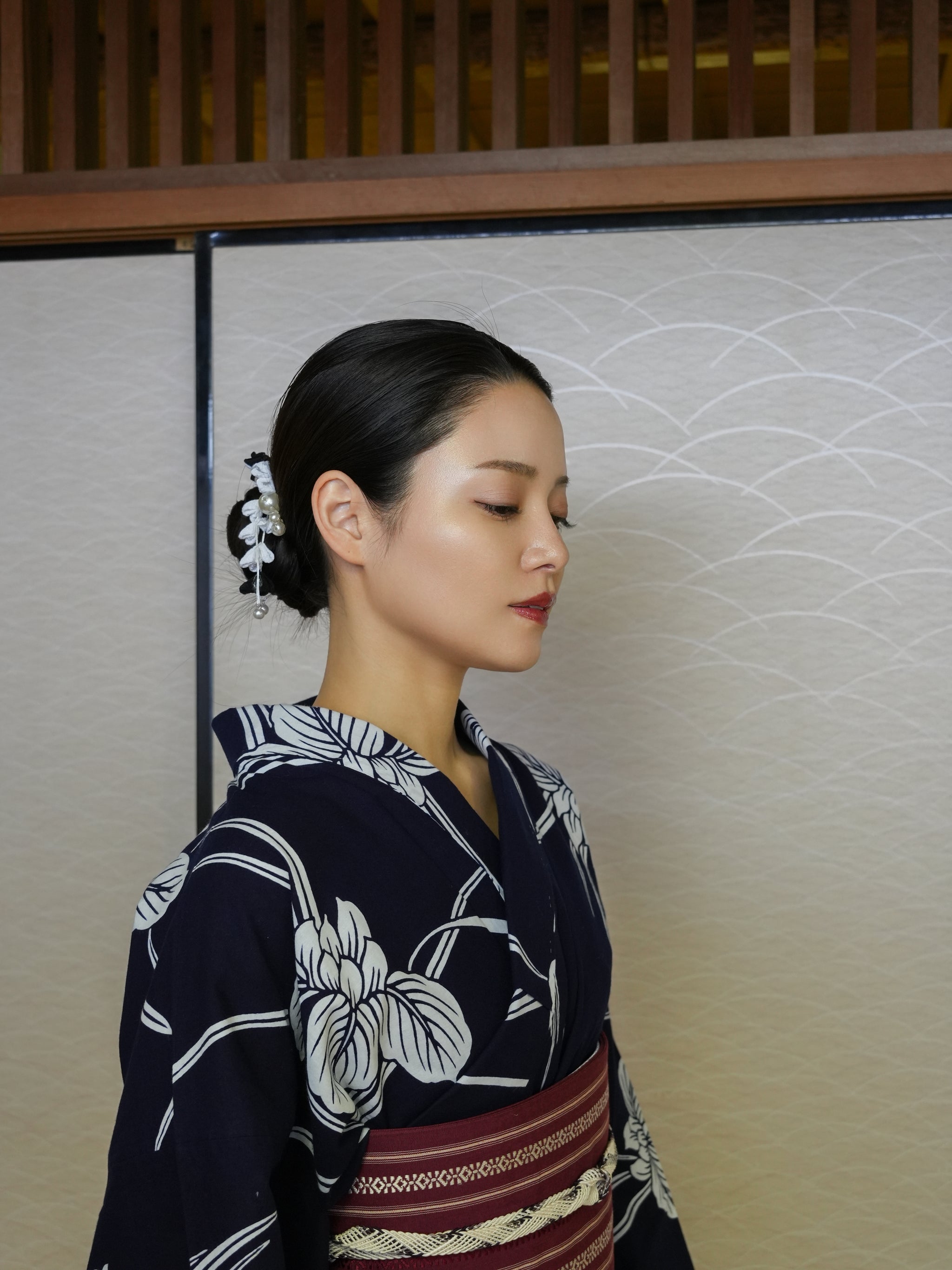 【３点セット】大人のセパレート浴衣｜注染｜手縫い｜身長155-165cm｜ 