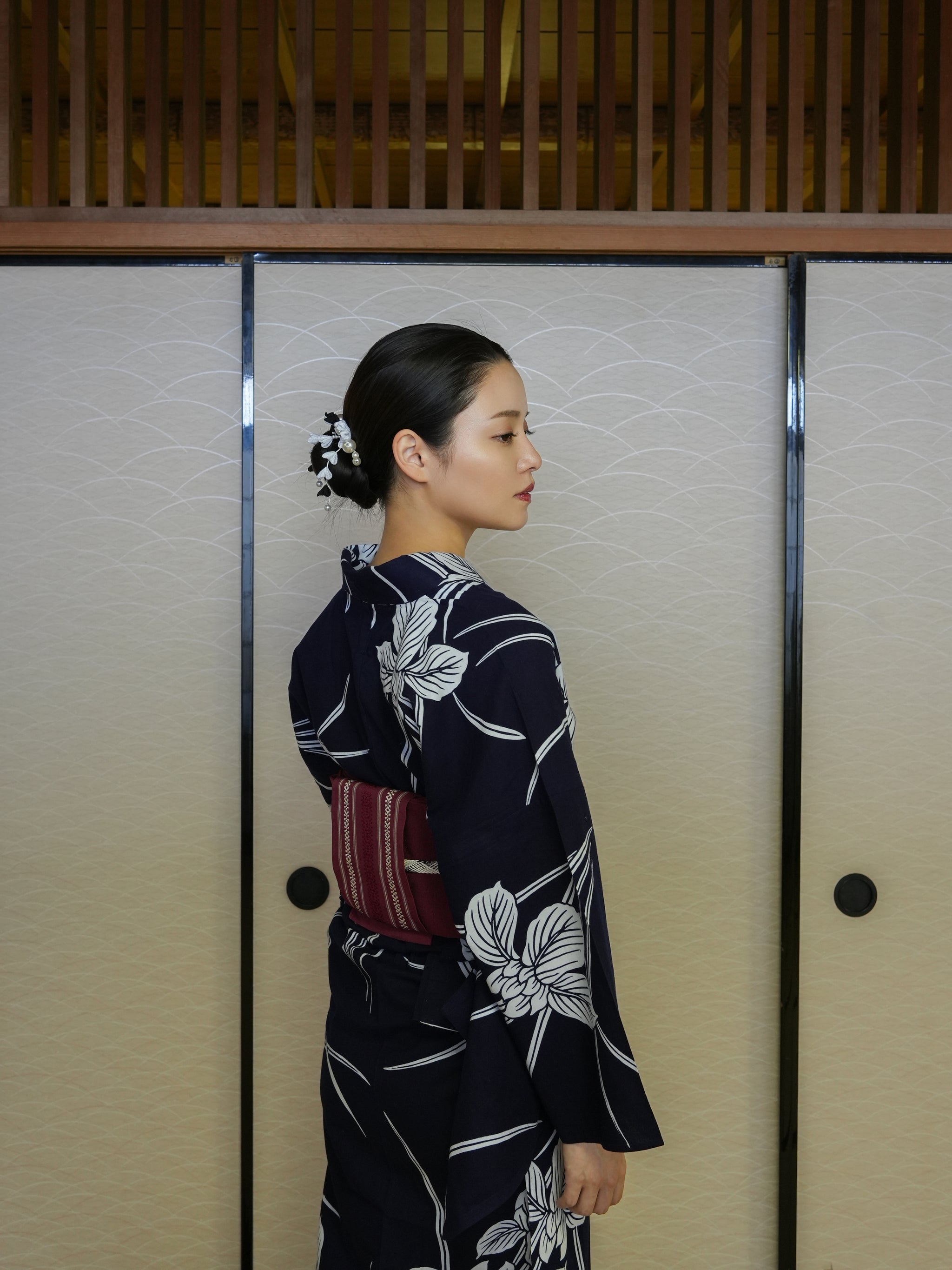 【３点セット】大人のセパレート浴衣｜注染｜手縫い｜身長155-165cm｜ 