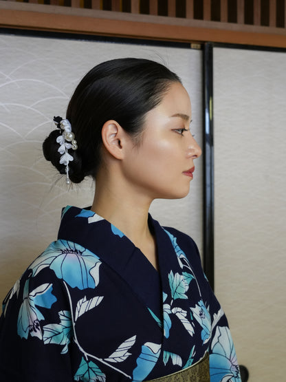 【３点セット】大人のセパレート浴衣｜注染｜手縫い｜身長155-164cm｜ "Xiora"