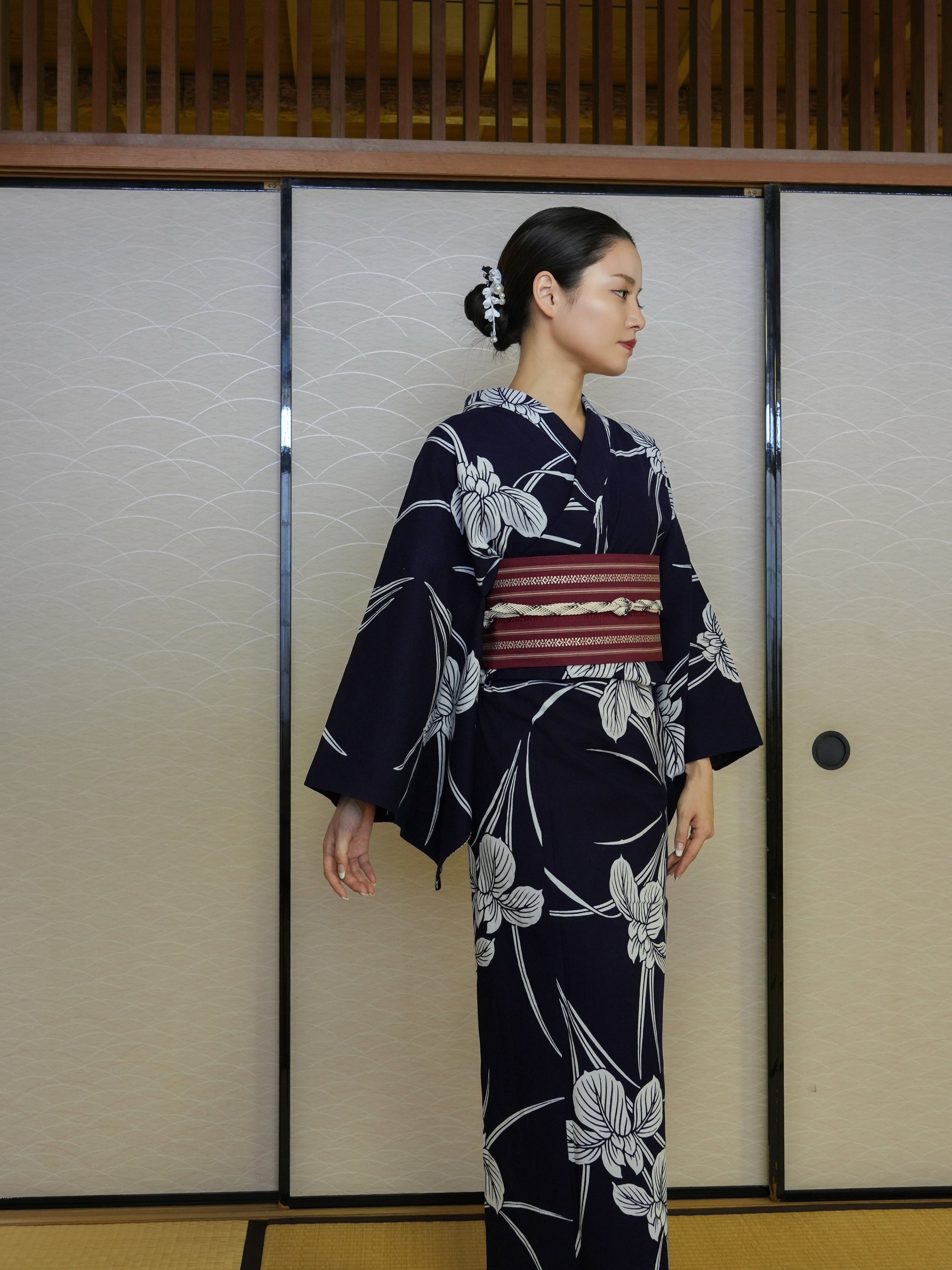 【３点セット】大人のセパレート浴衣｜注染｜手縫い｜身長155-165cm｜ 