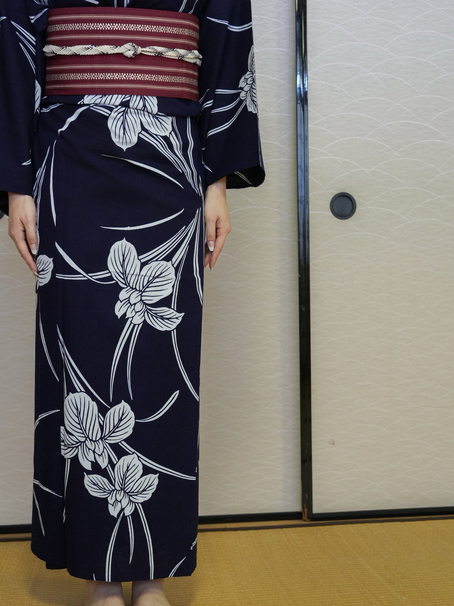 【３点セット】大人のセパレート浴衣｜注染｜手縫い｜身長155-165cm｜ "Sivon"