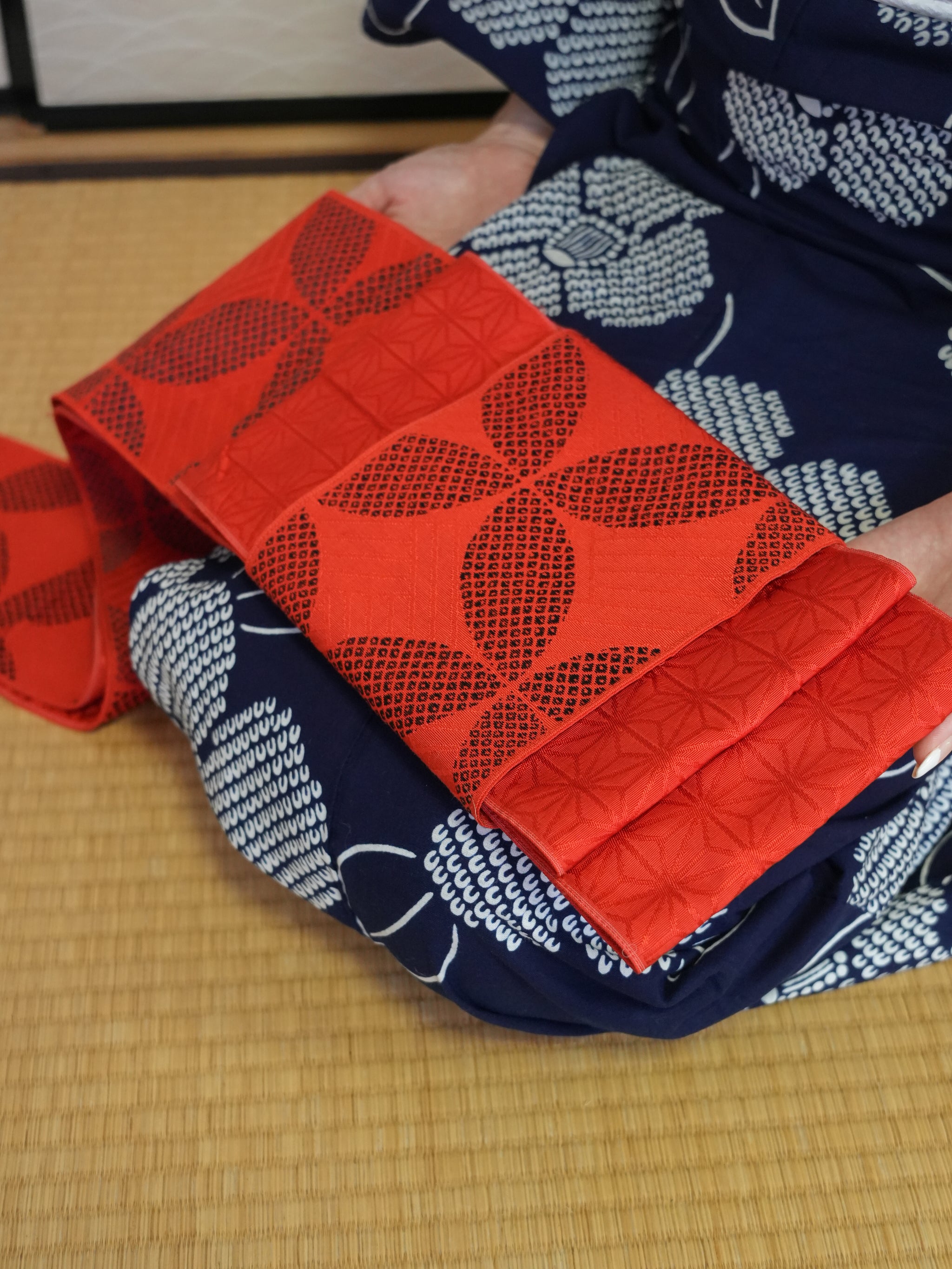 【３点セット】大人のセパレート浴衣｜未使用｜藍染｜身長155-167cm｜ 