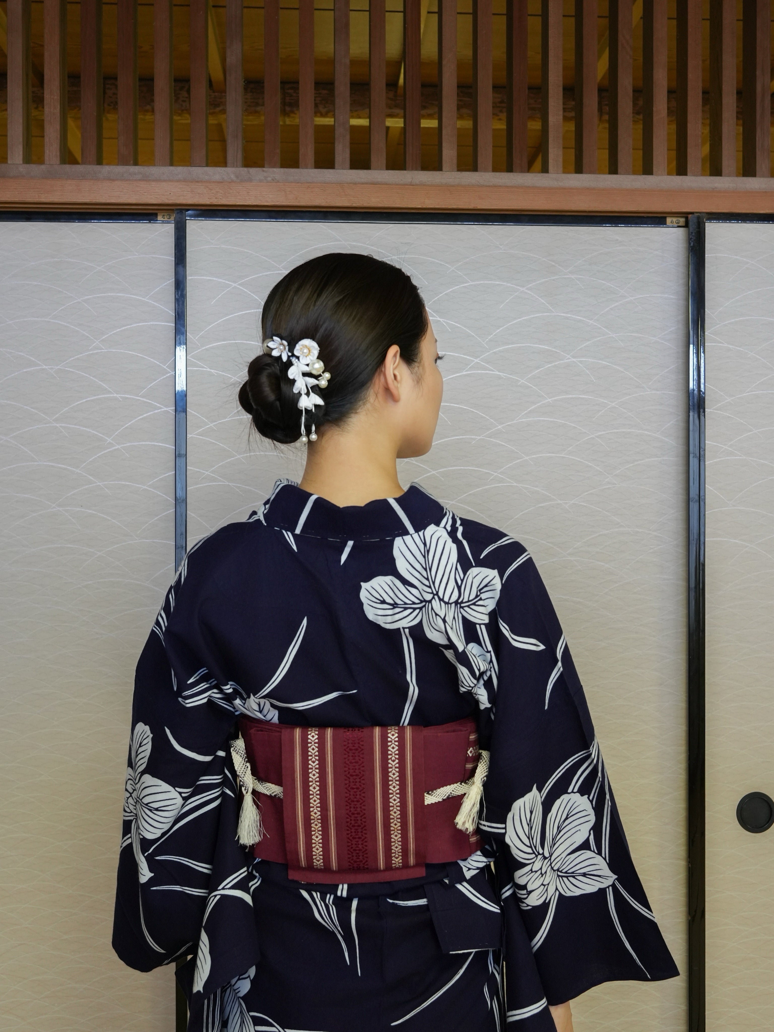 【３点セット】大人のセパレート浴衣｜注染｜手縫い｜身長155-165cm｜ 