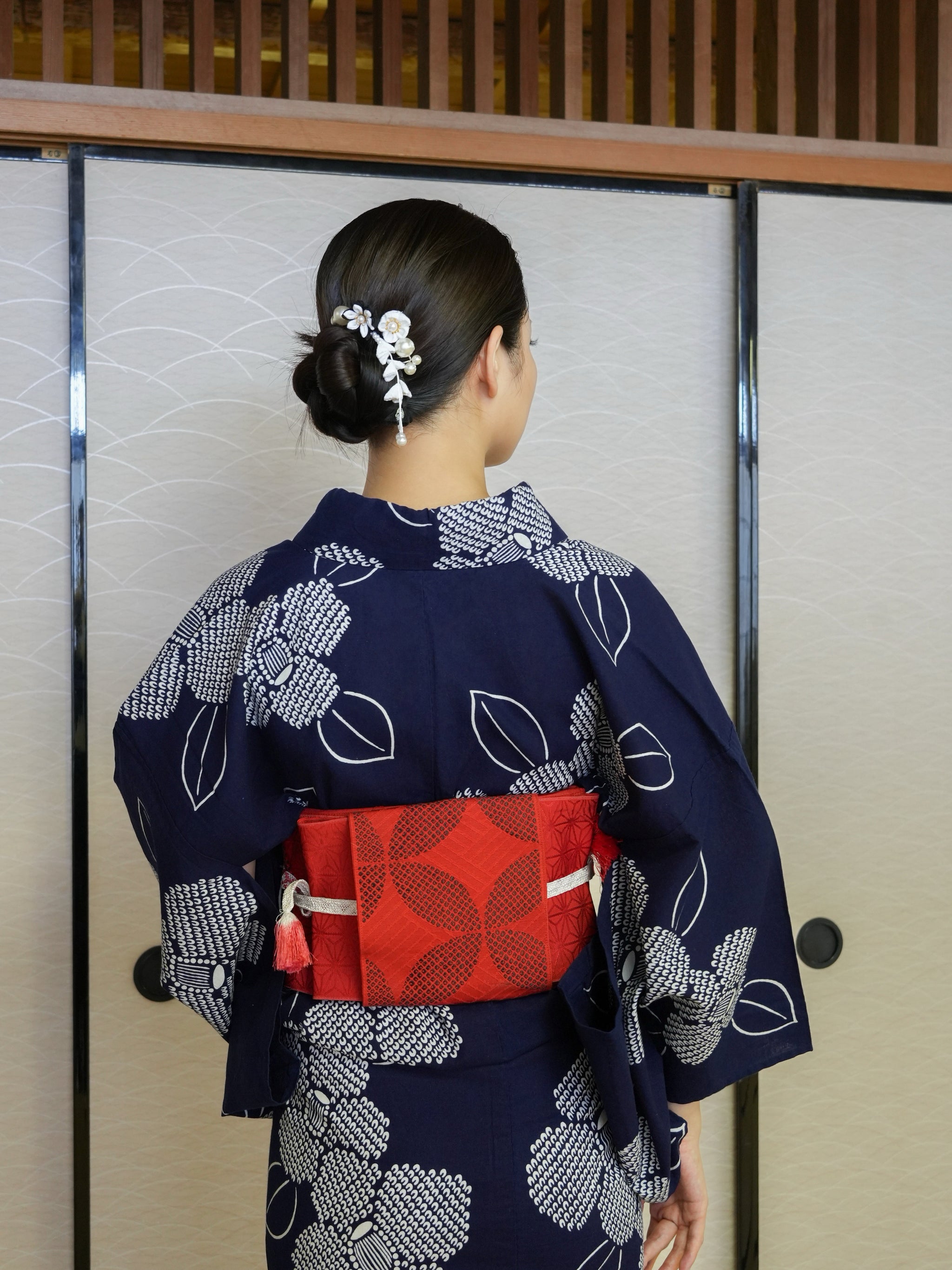 【３点セット】大人のセパレート浴衣｜未使用｜藍染｜身長155-167cm｜ 