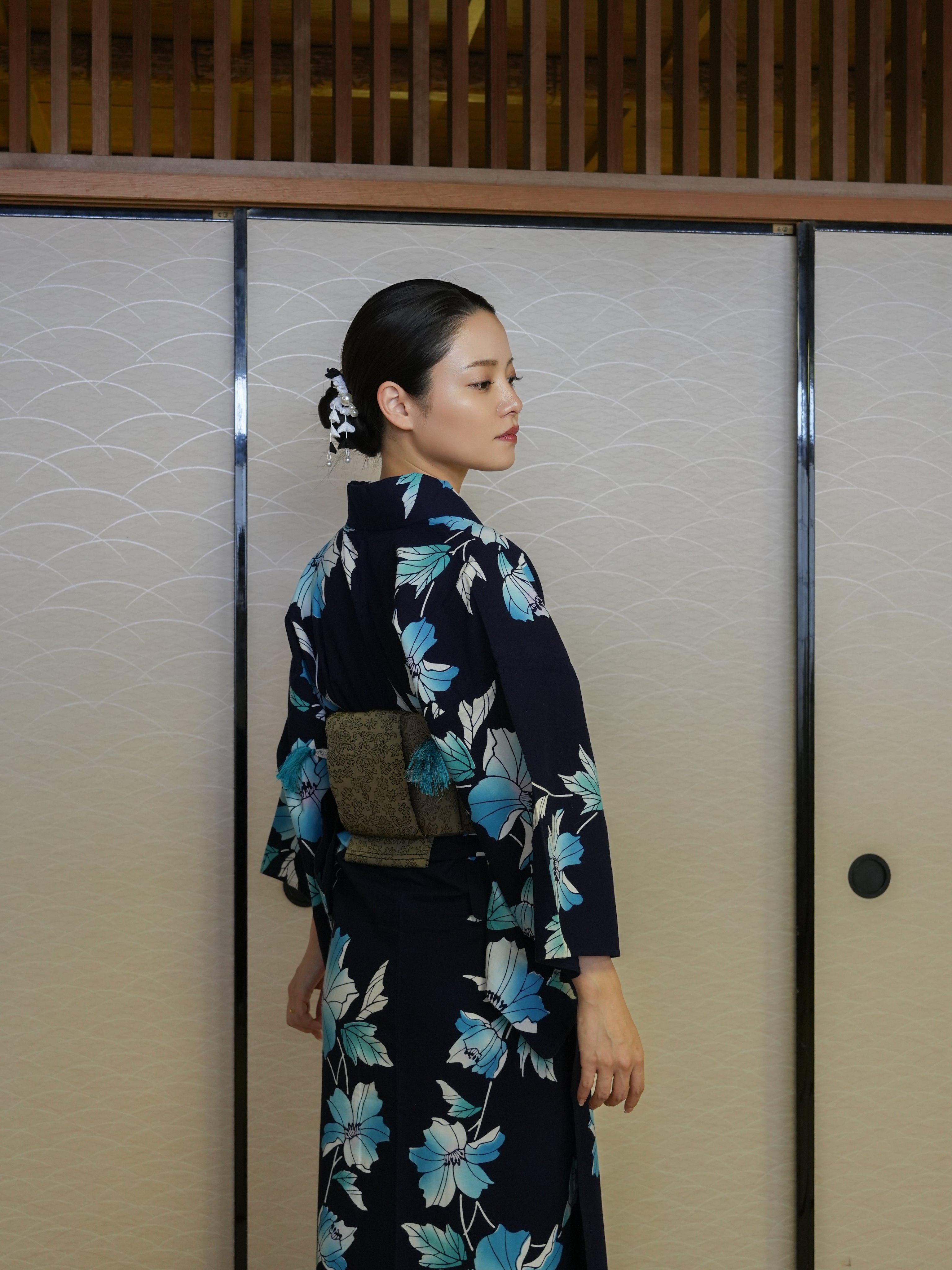 【３点セット】大人のセパレート浴衣｜注染｜手縫い｜身長155-164cm｜ 