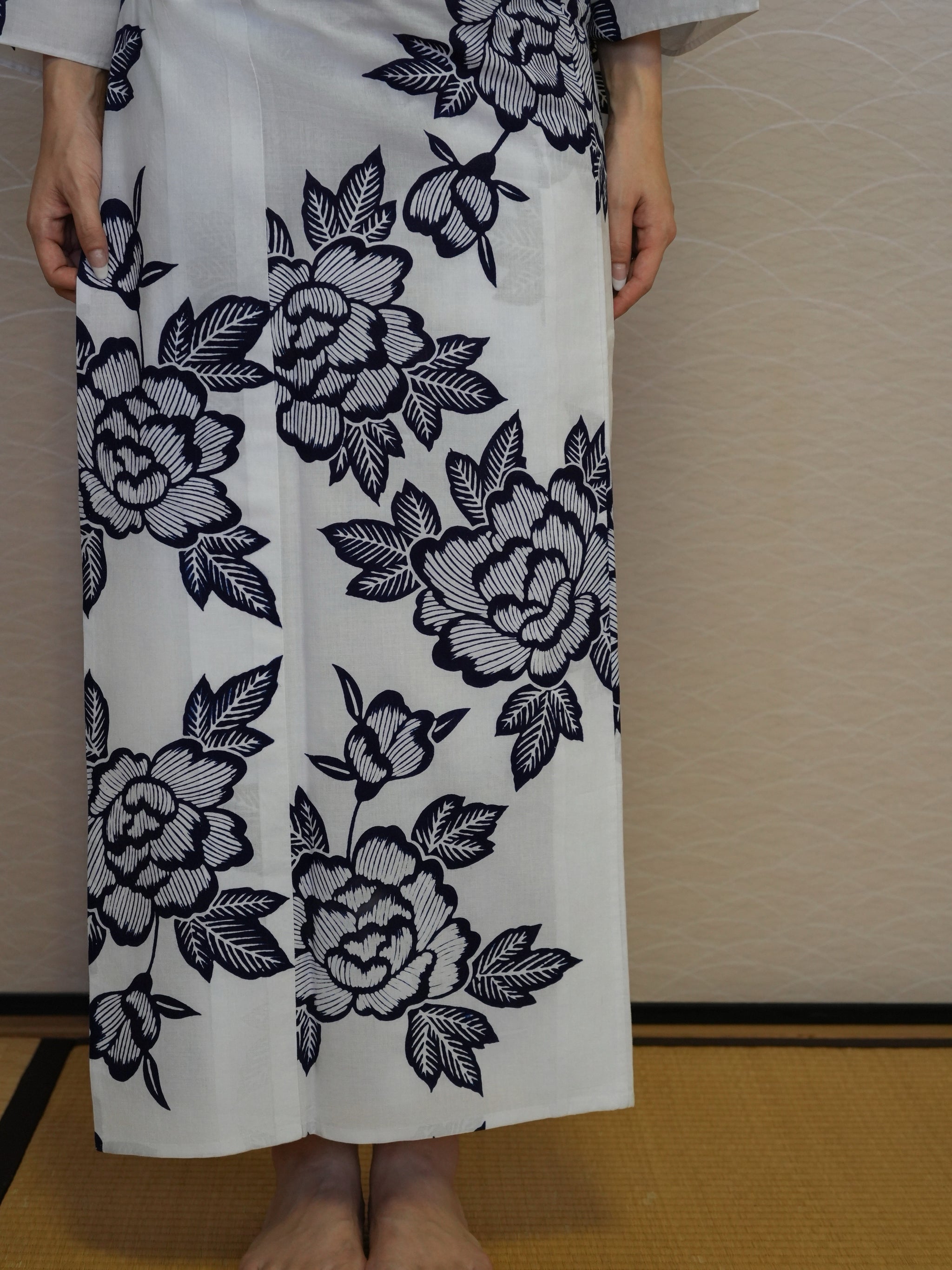 【３点セット】大人のセパレート浴衣｜注染｜手縫い｜身長155-163cm｜ 