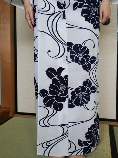 大人のセパレート浴衣４点セット｜注染｜手縫い｜身長150-168cm｜Kiora