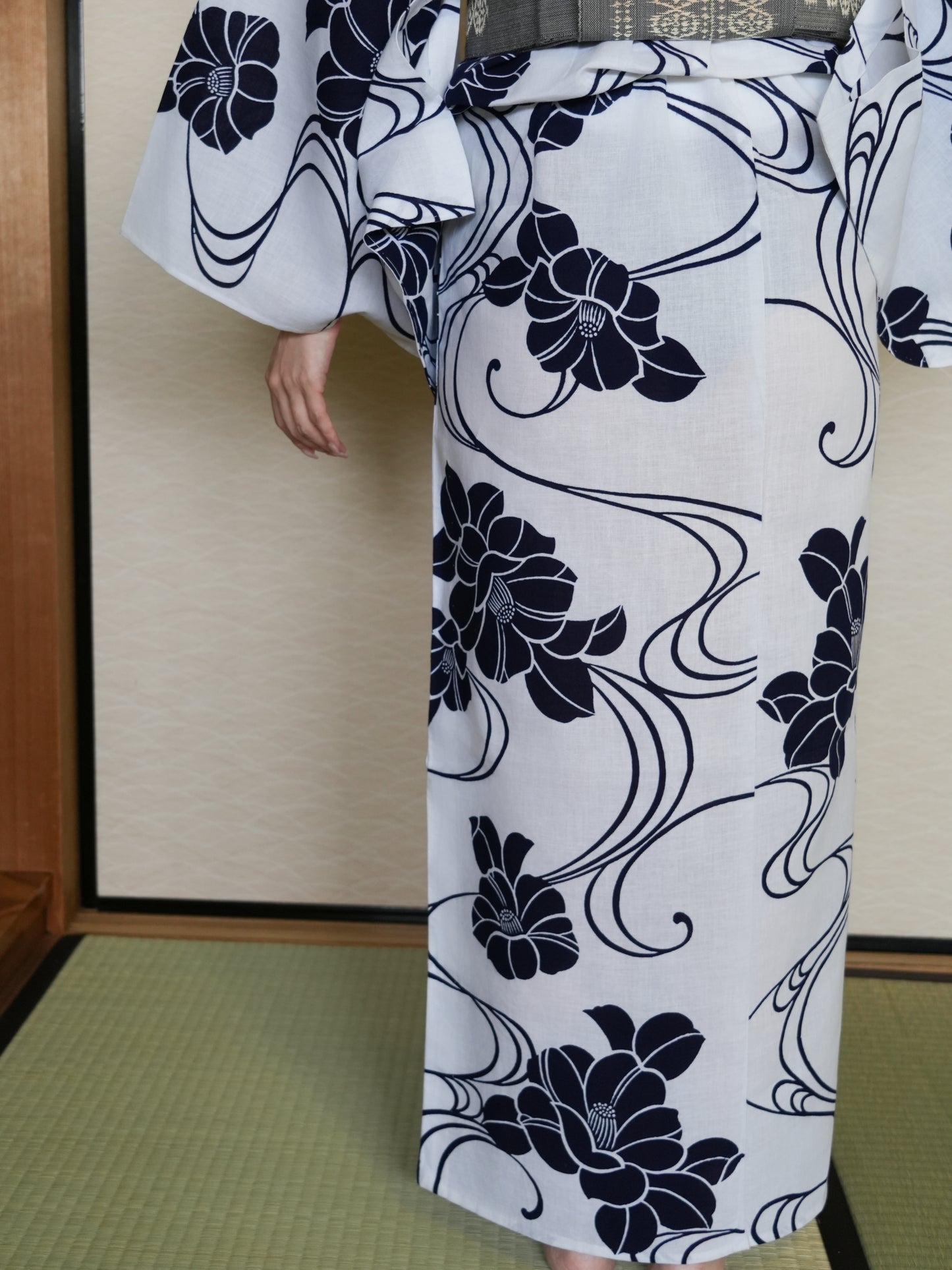 大人のセパレート浴衣４点セット｜注染｜手縫い｜身長150-168cm｜Kiora