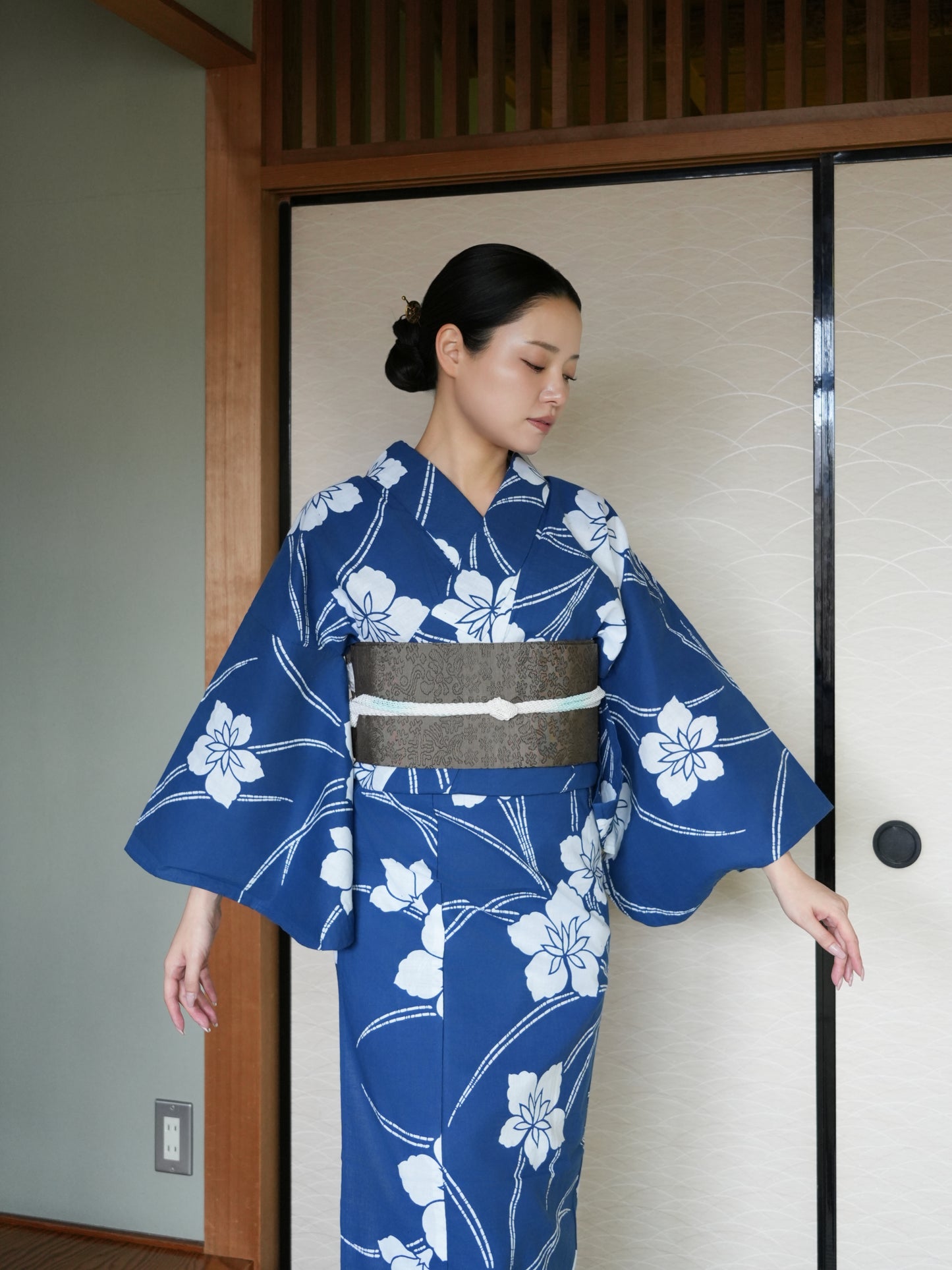 大人のセパレート浴衣４点セット｜注染｜手縫い｜身長150-162cm｜Lorim