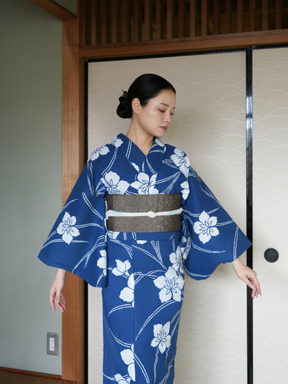 大人のセパレート浴衣４点セット｜注染｜手縫い｜身長150-162cm｜Lorim