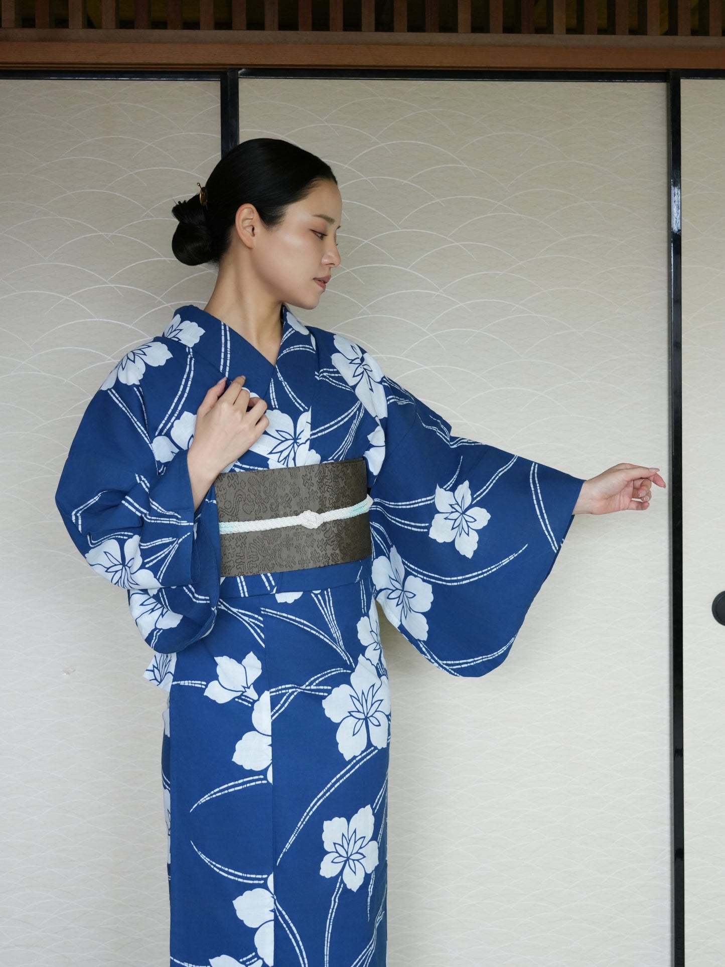 大人のセパレート浴衣４点セット｜注染｜手縫い｜身長150-162cm｜Lorim