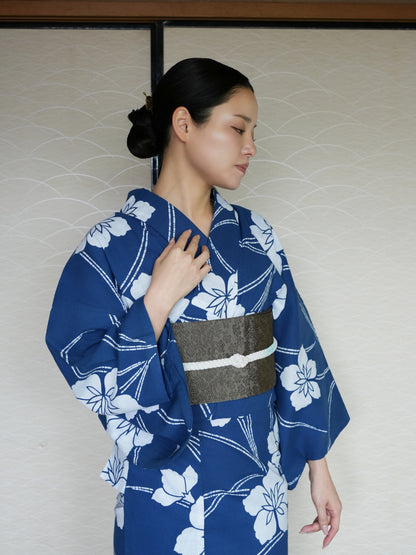 大人のセパレート浴衣４点セット｜注染｜手縫い｜身長150-162cm｜Lorim