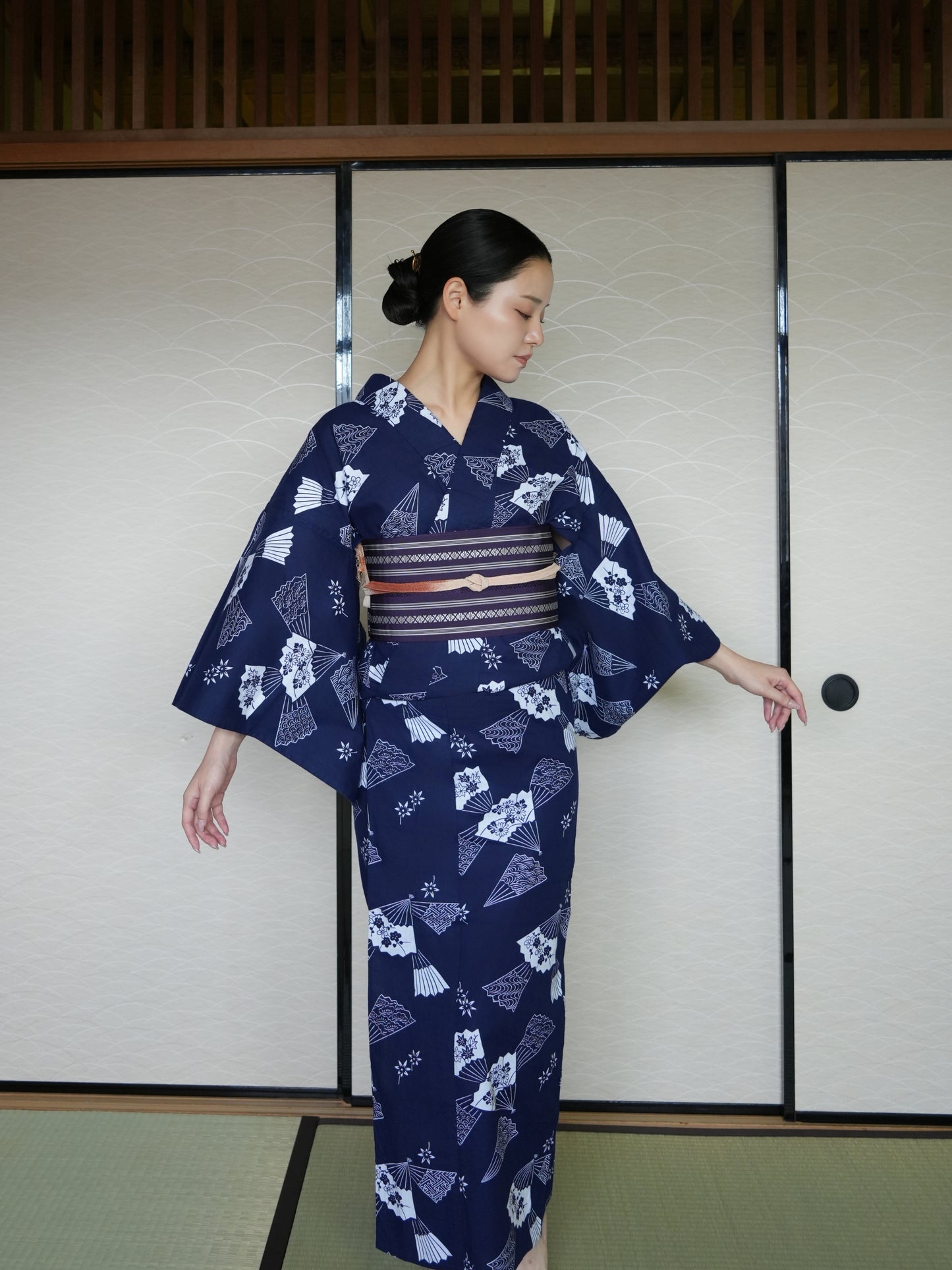 大人のセパレート浴衣４点セット｜注染｜身長150-165cm｜Rivox