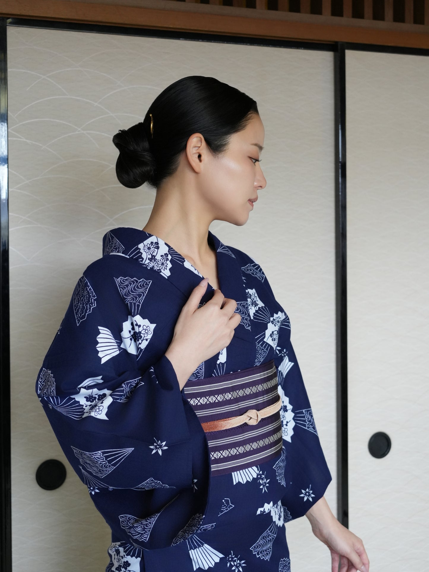 大人のセパレート浴衣４点セット｜注染｜身長150-165cm｜Rivox