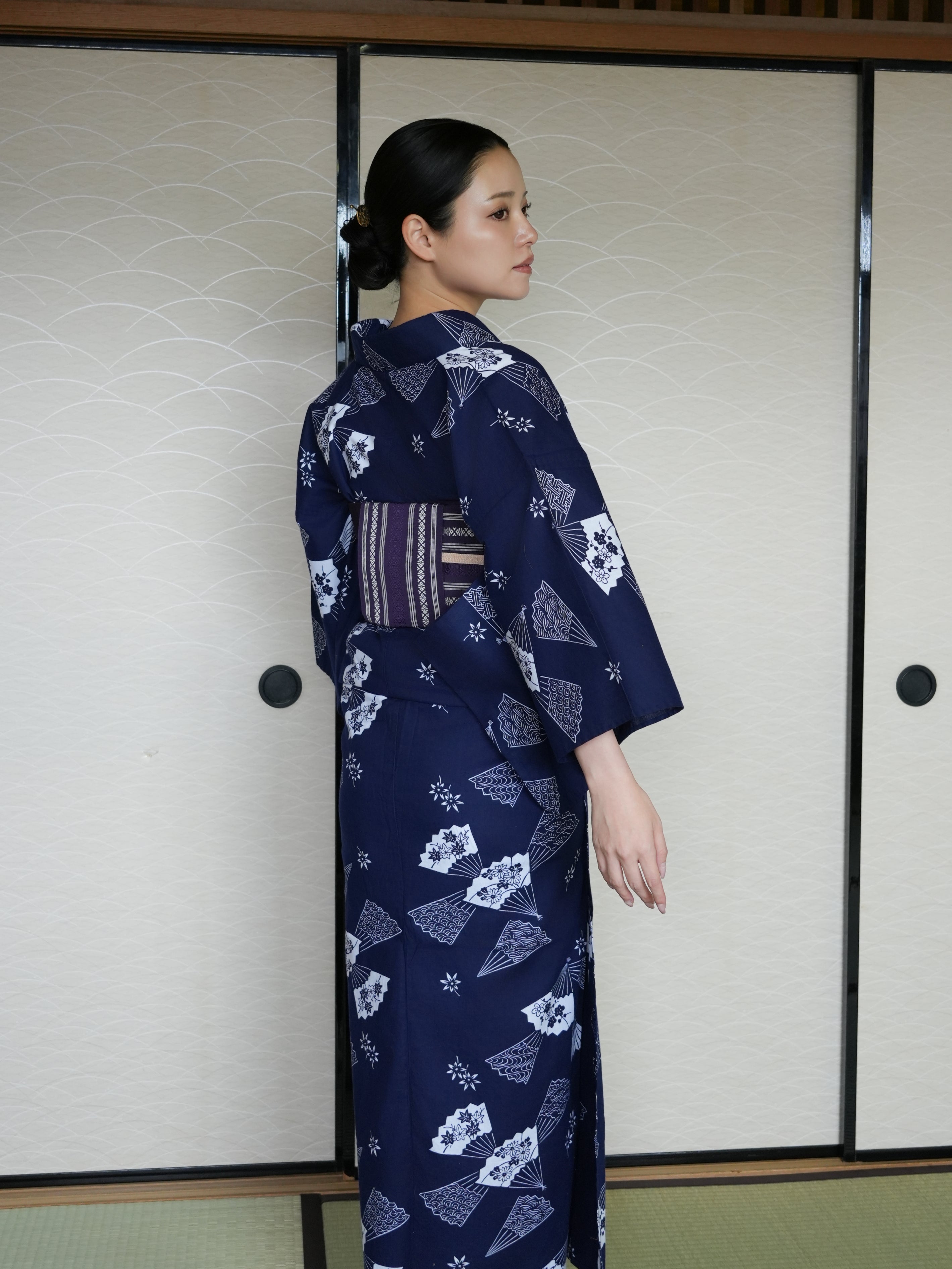 大人のセパレート浴衣４点セット｜注染｜身長150-165cm｜Rivox