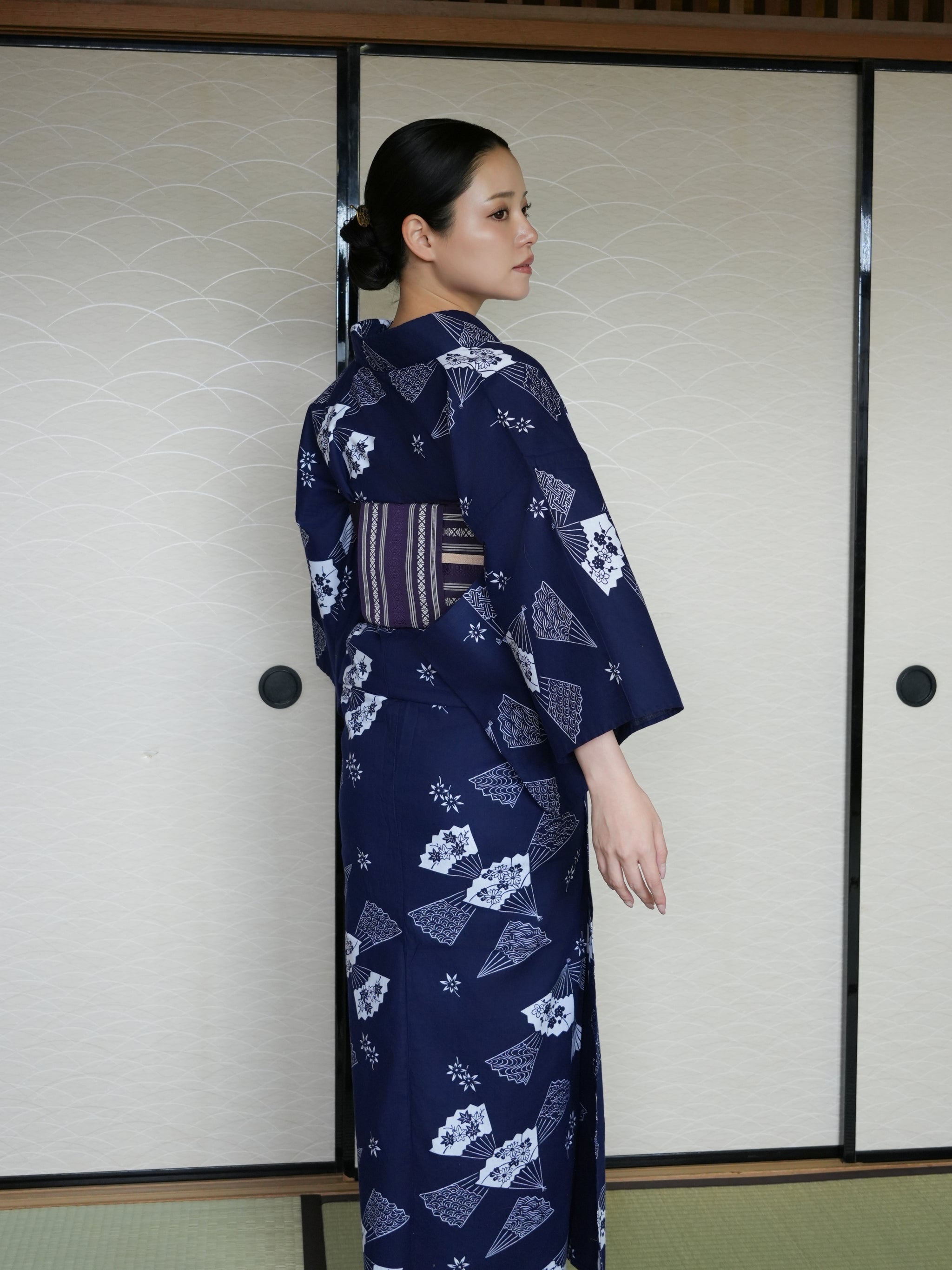 大人のセパレート浴衣４点セット｜注染｜身長150-165cm｜Rivox