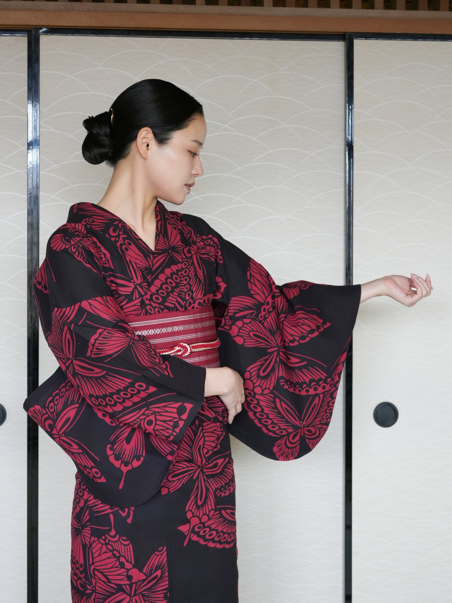 大人のセパレート浴衣４点セット｜注染｜手縫い｜身長150-166cm｜Sylva