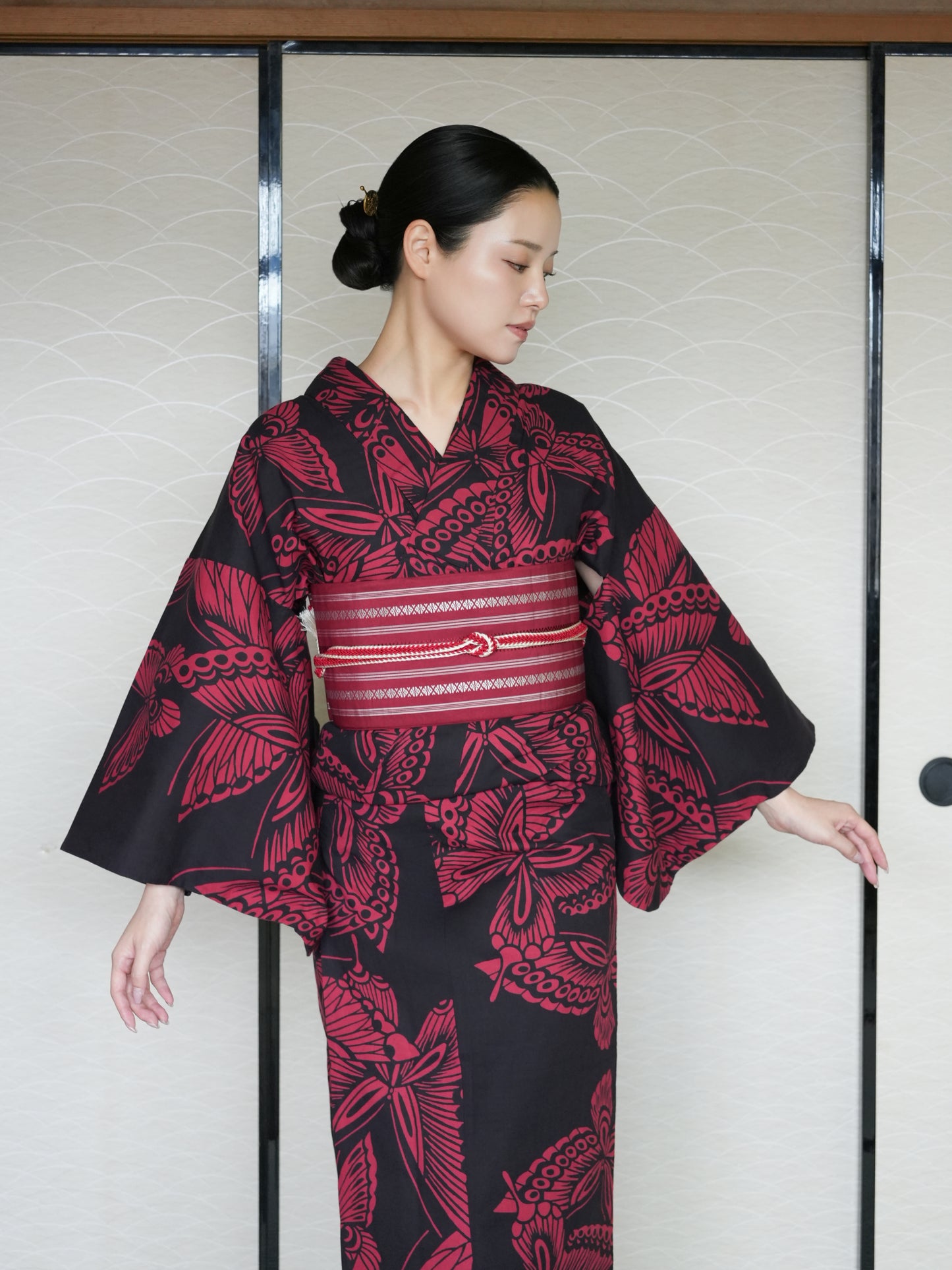 大人のセパレート浴衣４点セット｜注染｜手縫い｜身長150-166cm｜Sylva