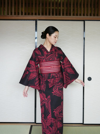 大人のセパレート浴衣４点セット｜注染｜手縫い｜身長150-166cm｜Sylva