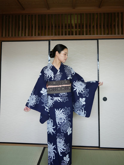 大人のセパレート浴衣４点セット｜注染｜手縫い｜身長150-171cm｜Taril