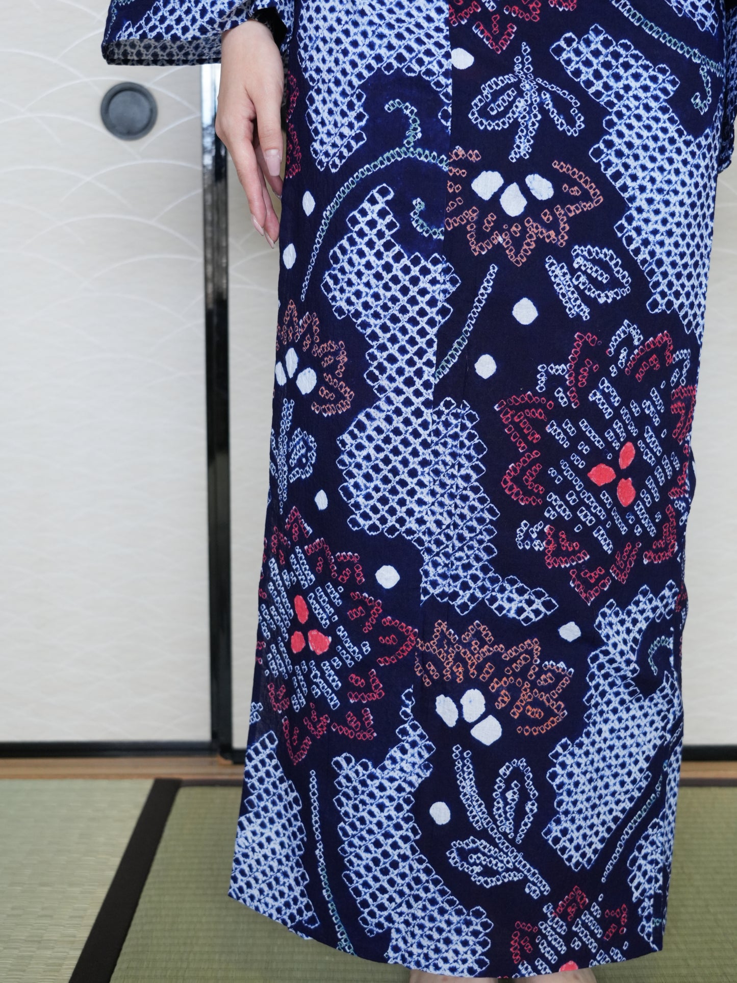 大人のセパレート浴衣４点セット｜有松鳴海絞り｜身長150-178cm｜Viron