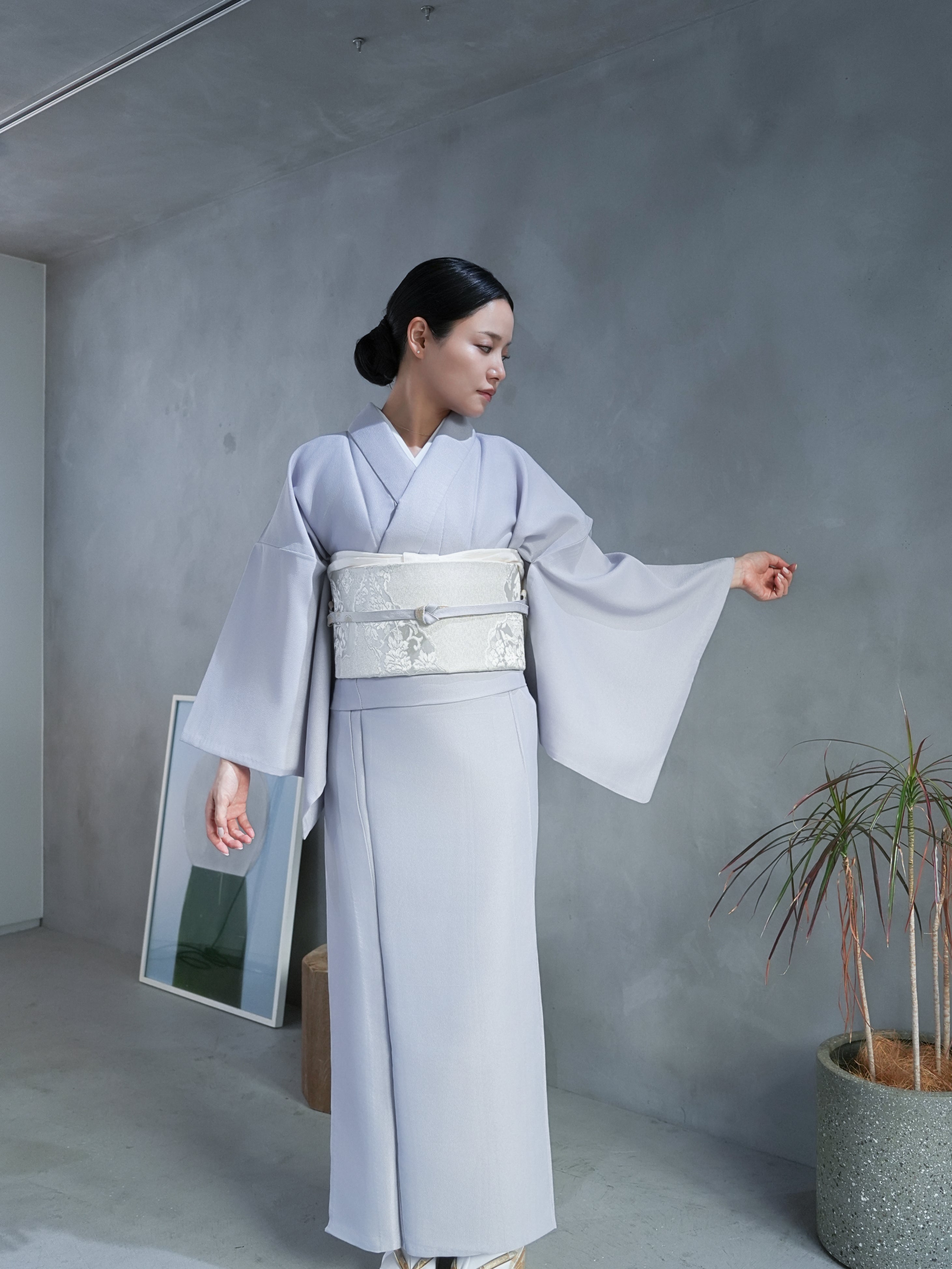 余白｜KIMONO SORA Original 洗えるセパレート着物（色無地 / 単衣 / 紋なし / カジュアル）