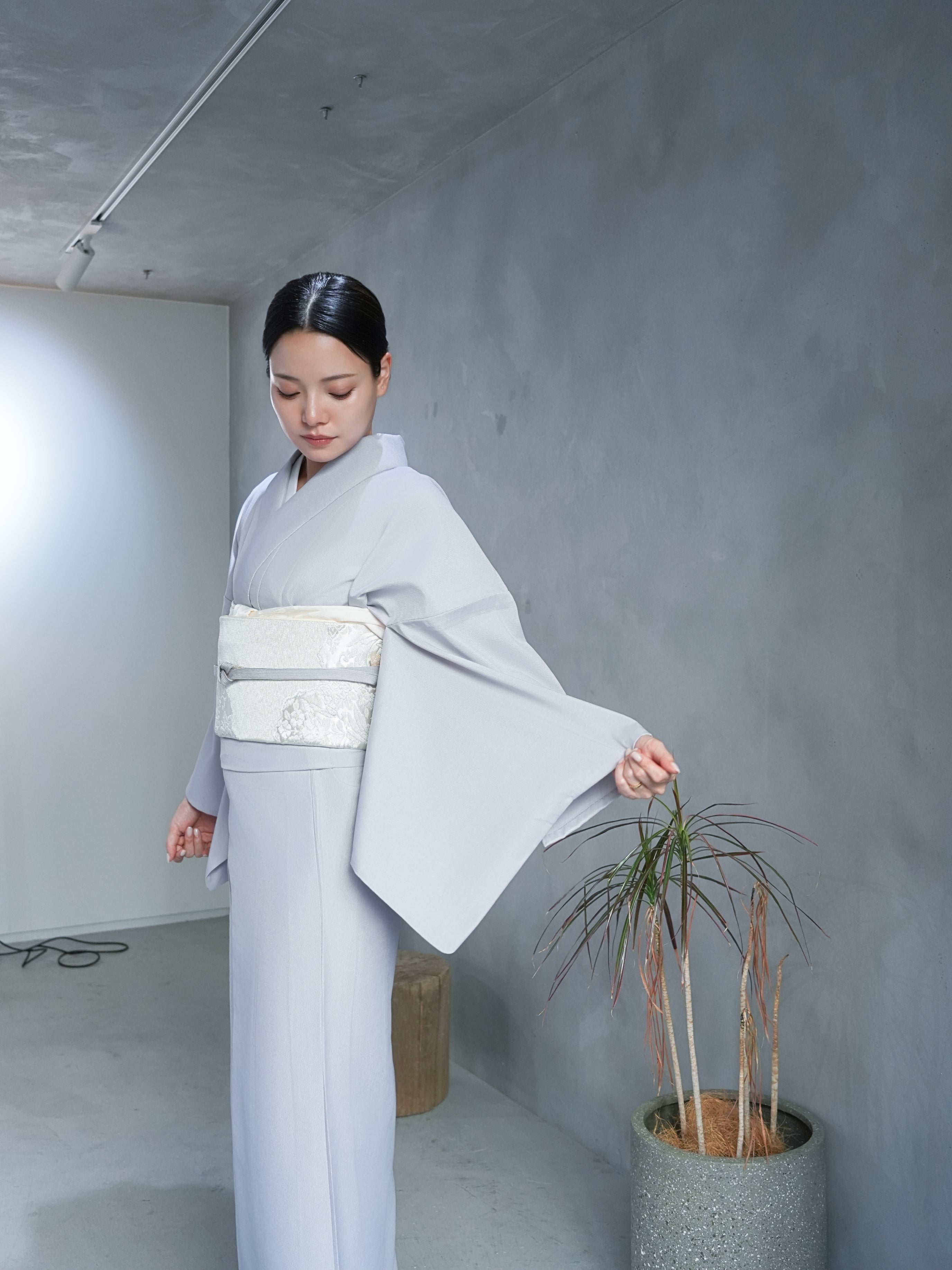 余白｜KIMONO SORA Original 洗えるセパレート着物（色無地 / 単衣 / 紋なし / カジュアル）