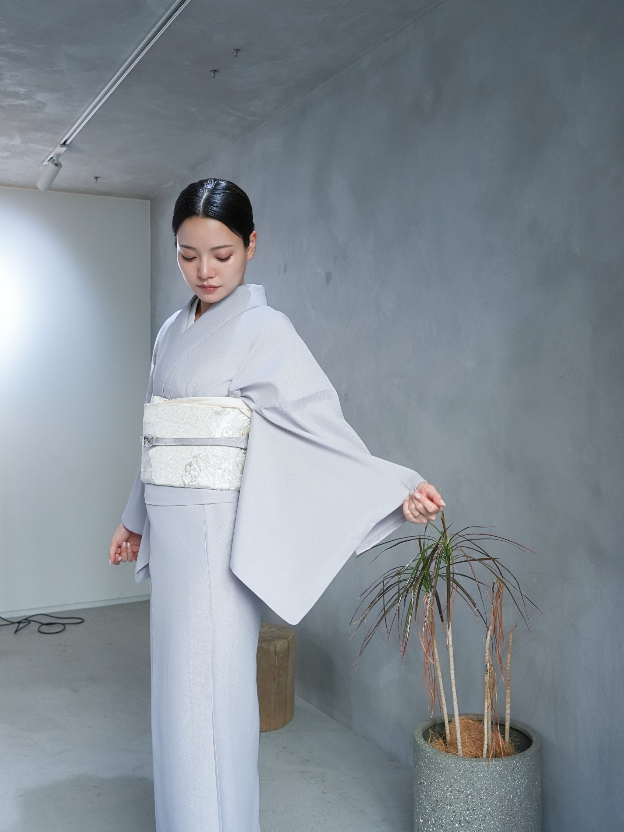 余白｜KIMONO SORA Original 洗えるセパレート着物（色無地 / 単衣 / 紋なし / カジュアル）