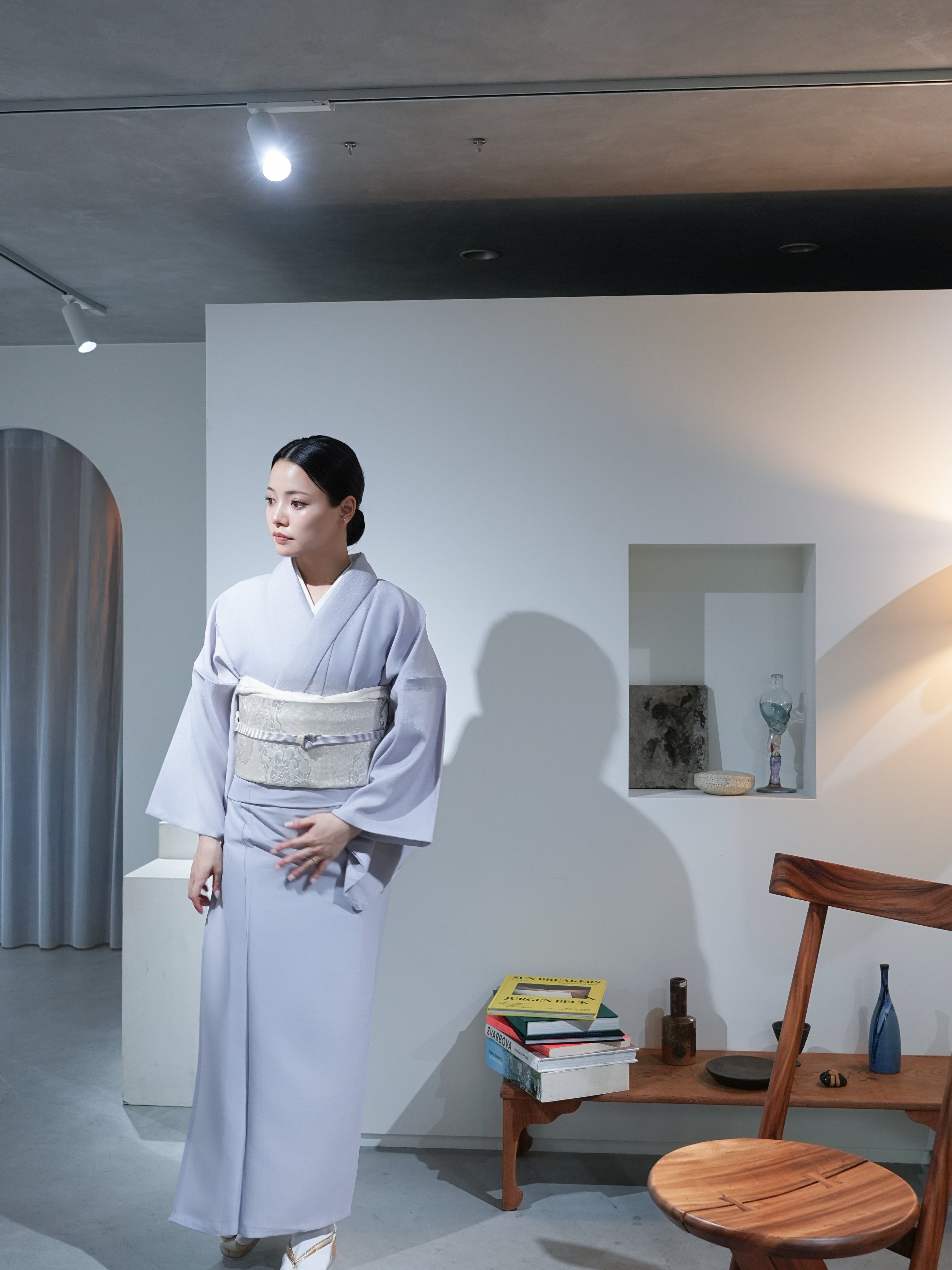 余白｜KIMONO SORA Original 洗えるセパレート着物（色無地 / 単衣 / 紋なし / カジュアル）