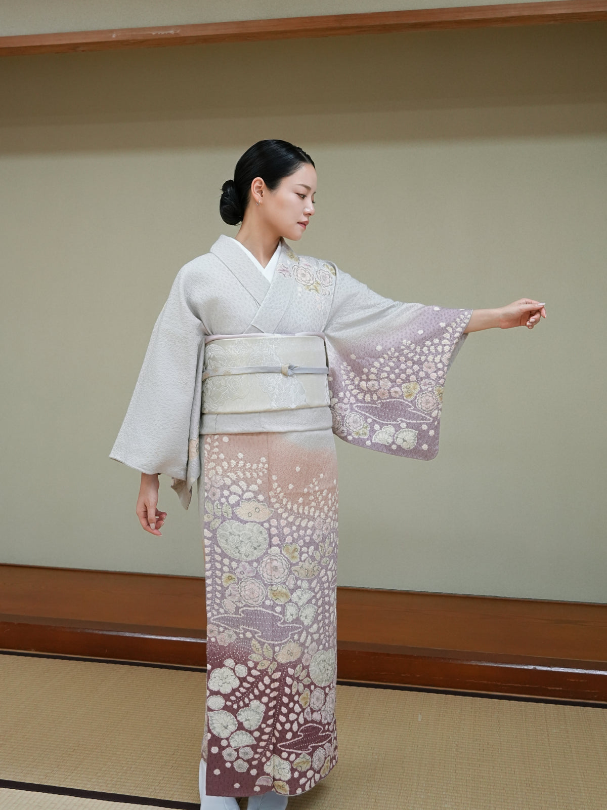【フルセットレンタル】辻ヶ花 訪問着｜セパレート着物｜身長150〜166cm｜Solir