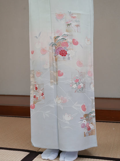 【フルセットレンタル】訪問着｜単衣｜セパレート着物｜身長150〜168cm｜Tyral