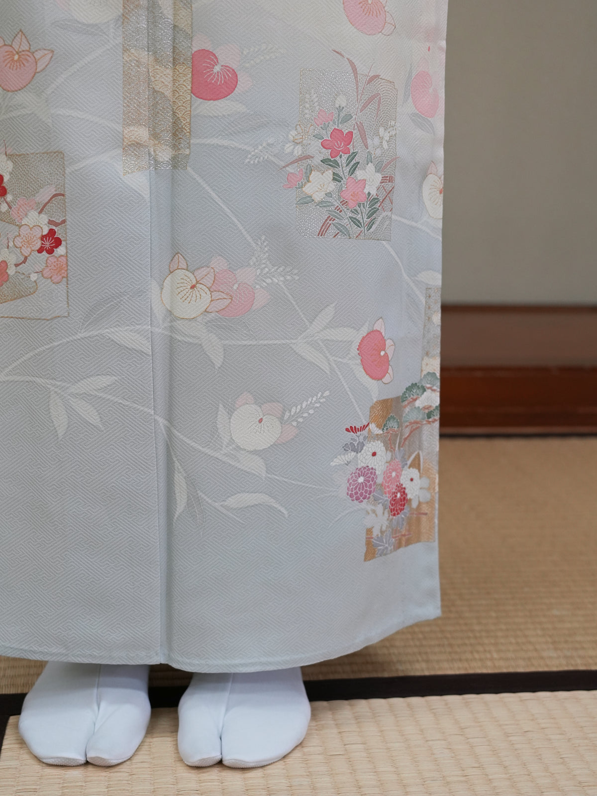 【フルセットレンタル】訪問着｜単衣｜セパレート着物｜身長150〜168cm｜Tyral
