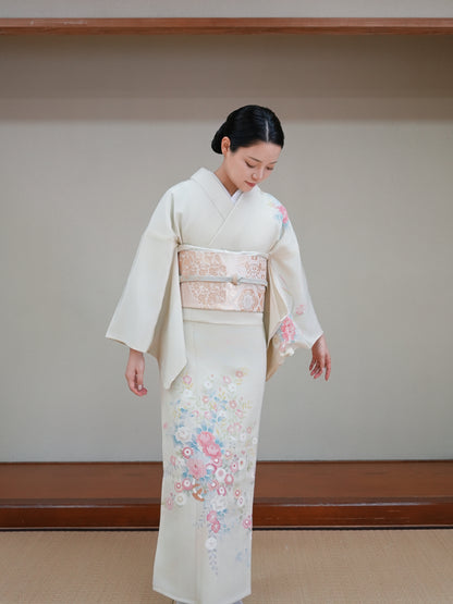 【フルセットレンタル】友禅 訪問着｜単衣｜セパレート着物｜身長150〜168cm｜Wirox