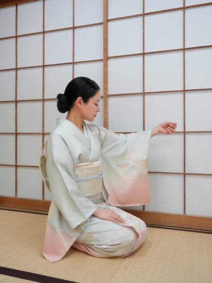 【フルセットレンタル】訪問着｜単衣｜セパレート着物｜身長150〜179cm｜Cilar