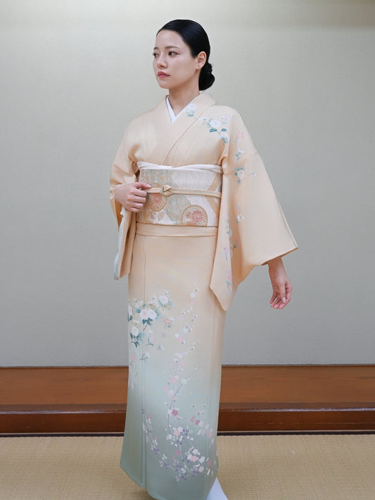 【フルセットレンタル】訪問着｜単衣｜セパレート着物｜身長150〜169cm｜Fioro