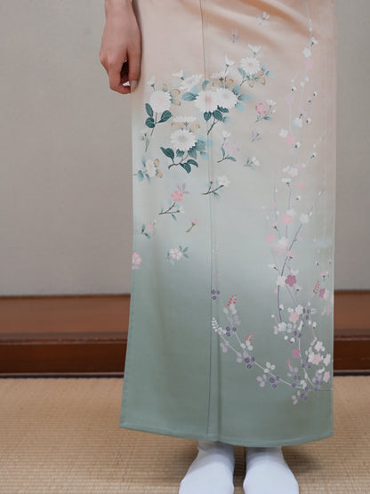 【フルセットレンタル】訪問着｜単衣｜セパレート着物｜身長150〜169cm｜Fioro