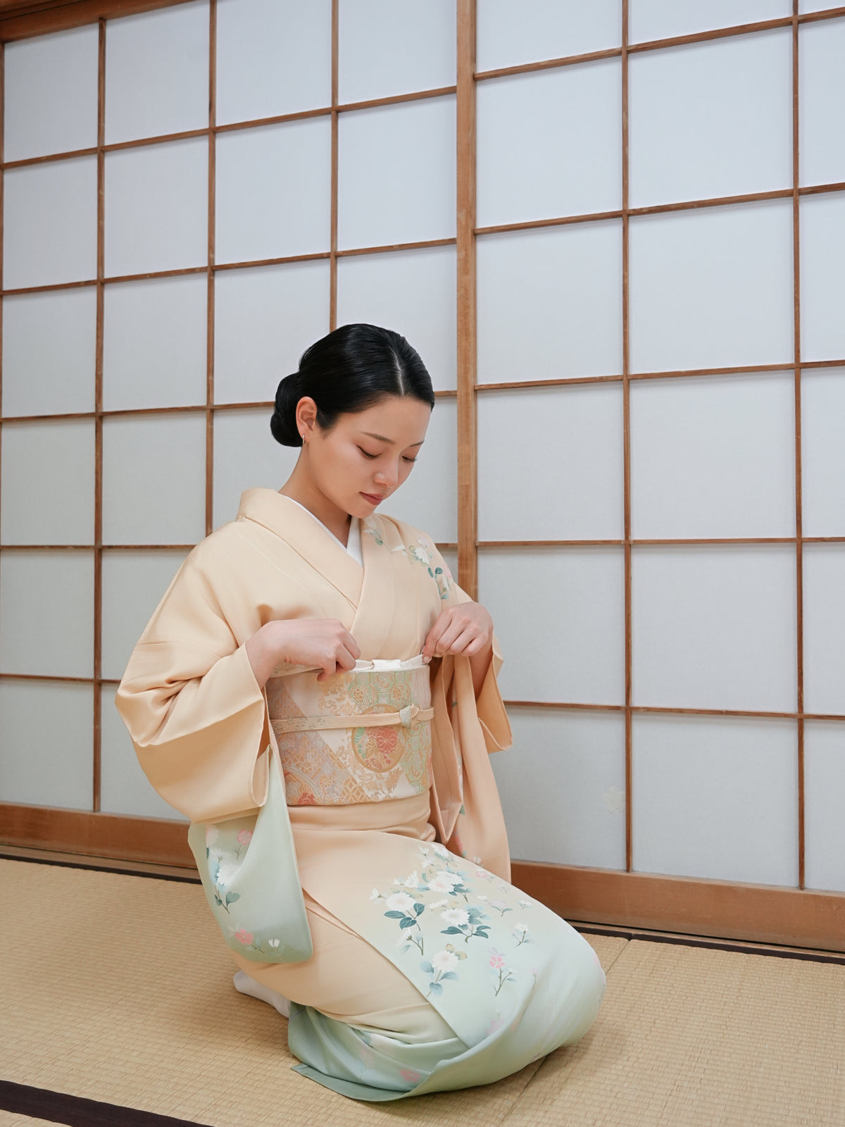 【フルセットレンタル】訪問着｜単衣｜セパレート着物｜身長150〜169cm｜Fioro
