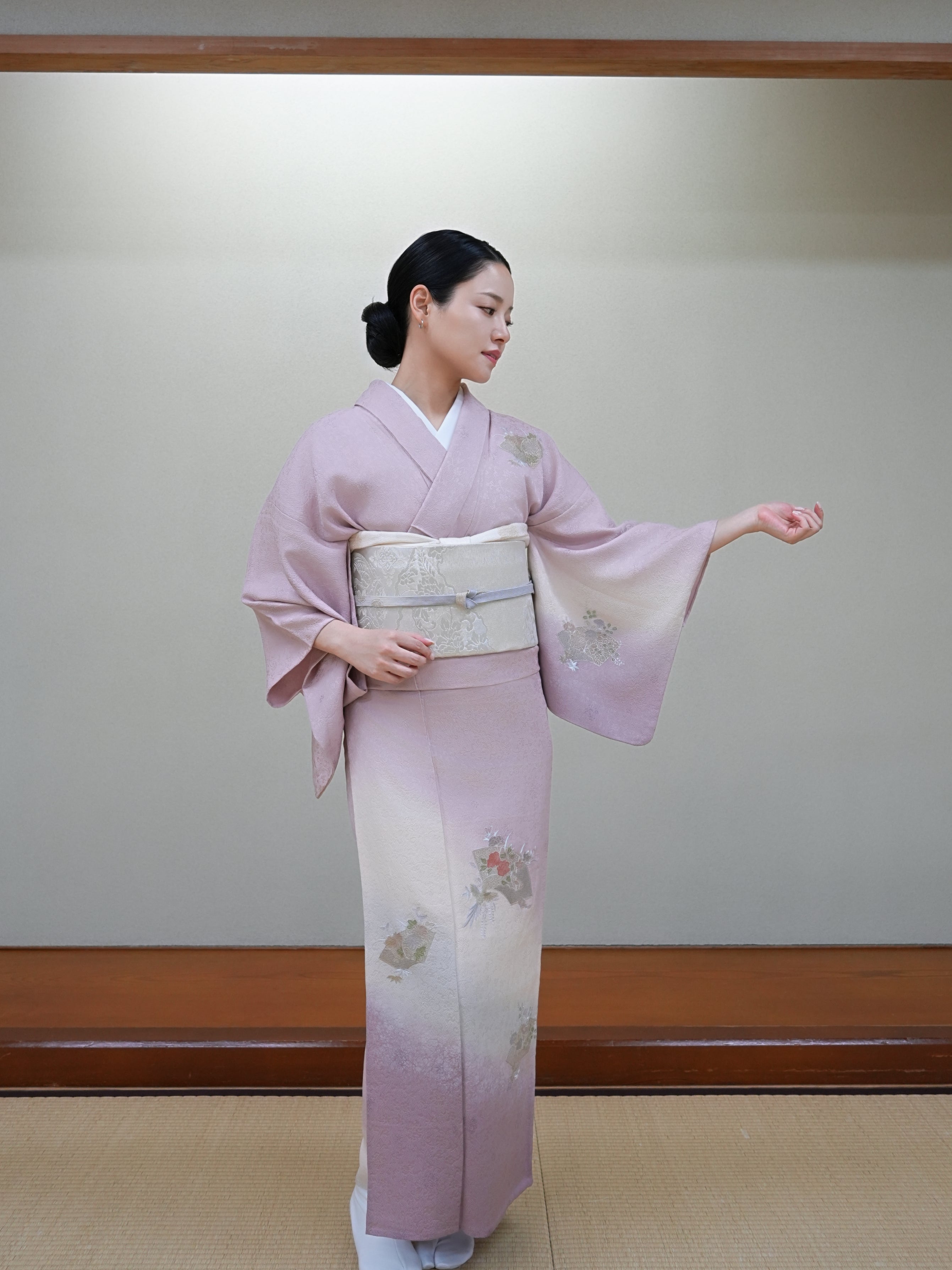 【フルセットレンタル】訪問着｜単衣｜セパレート着物｜身長150〜166cm｜Zivra