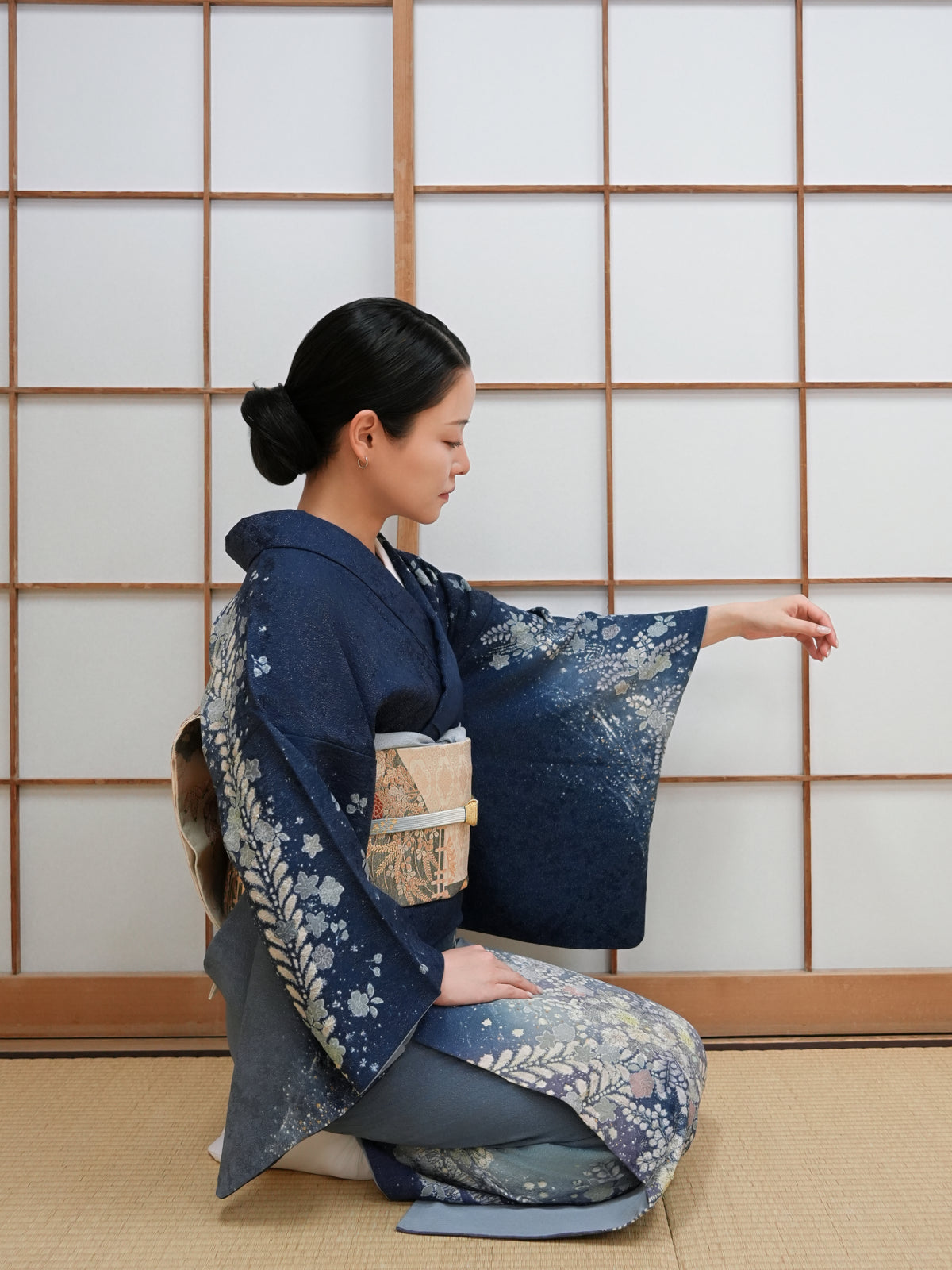 【フルセットレンタル】辻ヶ花 訪問着｜セパレート着物｜身長150〜167cm｜Rylo