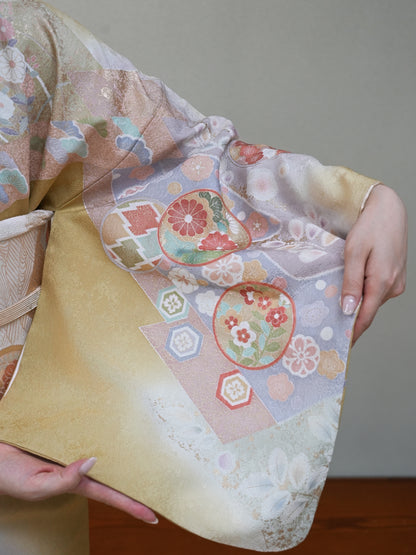 【フルセットレンタル】訪問着｜セパレート着物｜身長150〜174cm｜Xylo