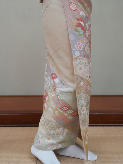 【フルセットレンタル】訪問着｜セパレート着物｜身長150〜174cm｜Xylo